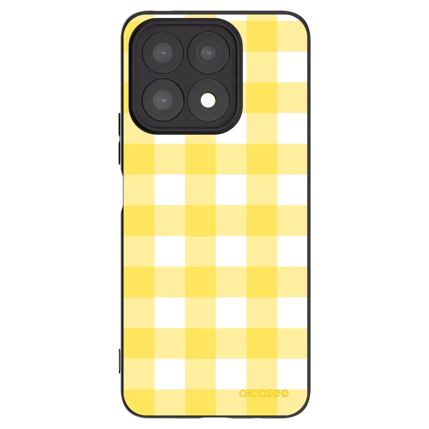Silikonový černý obal pro Honor X8a - Gride lemon