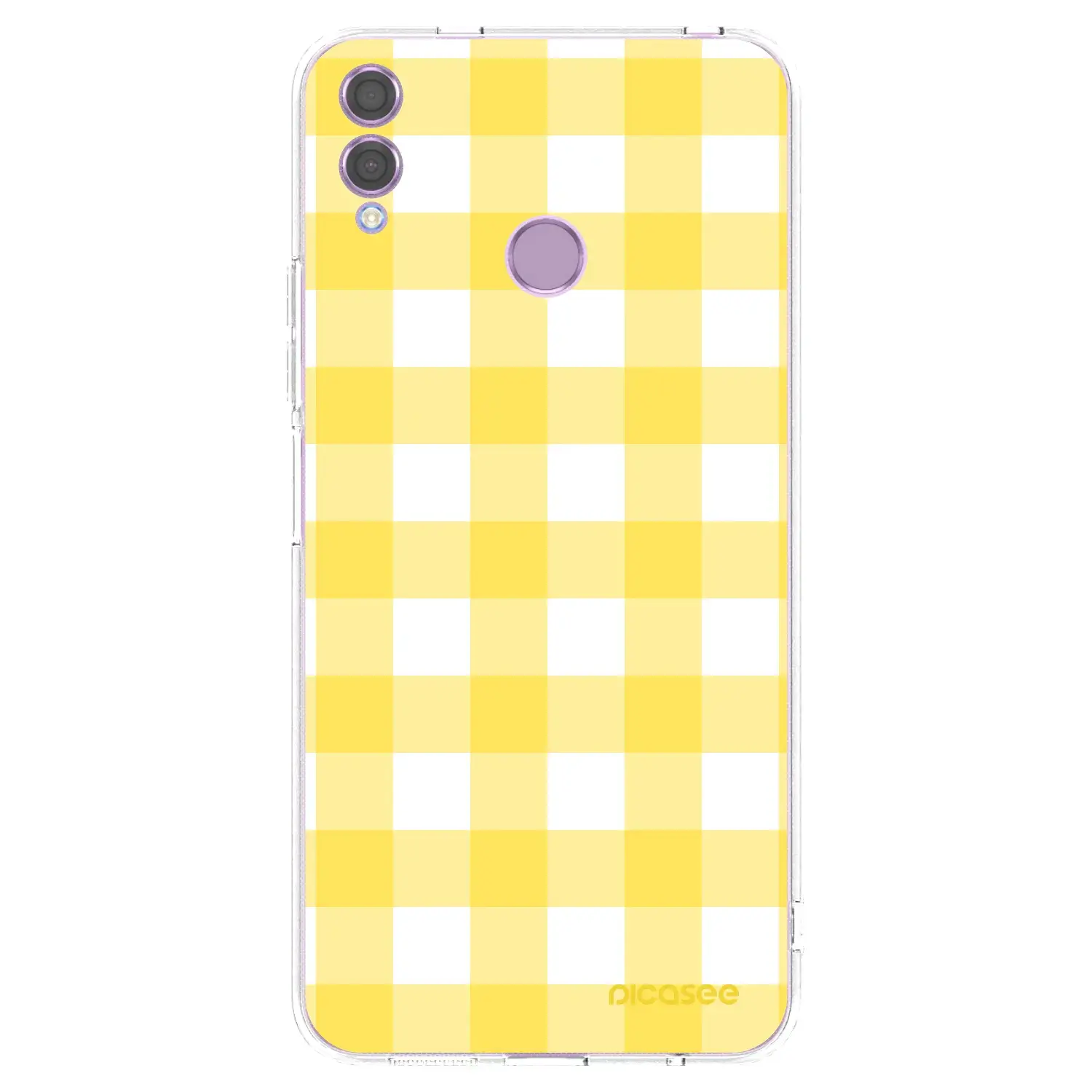 Silikonový průhledný obal pro Honor 8X - Gride lemon