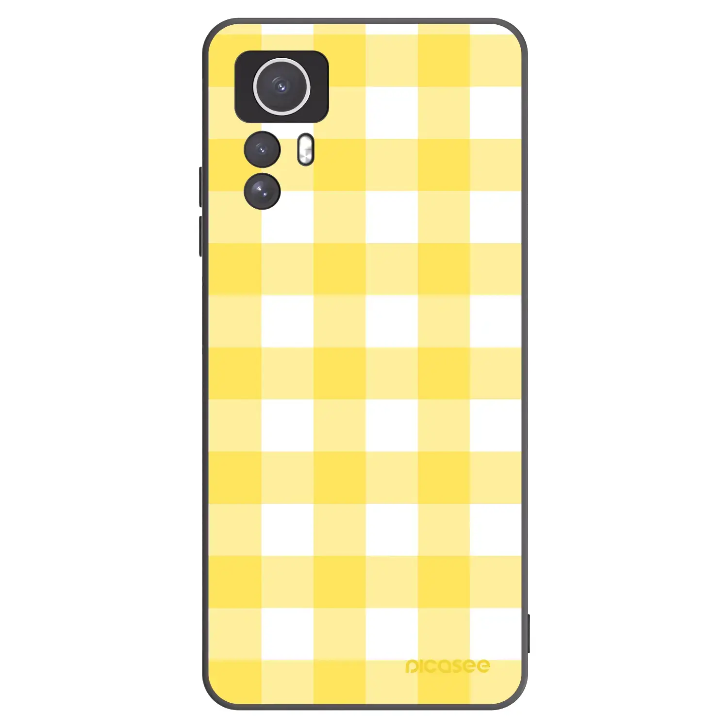 Silikonový černý obal pro Xiaomi Redmi Note 12S - Gride lemon