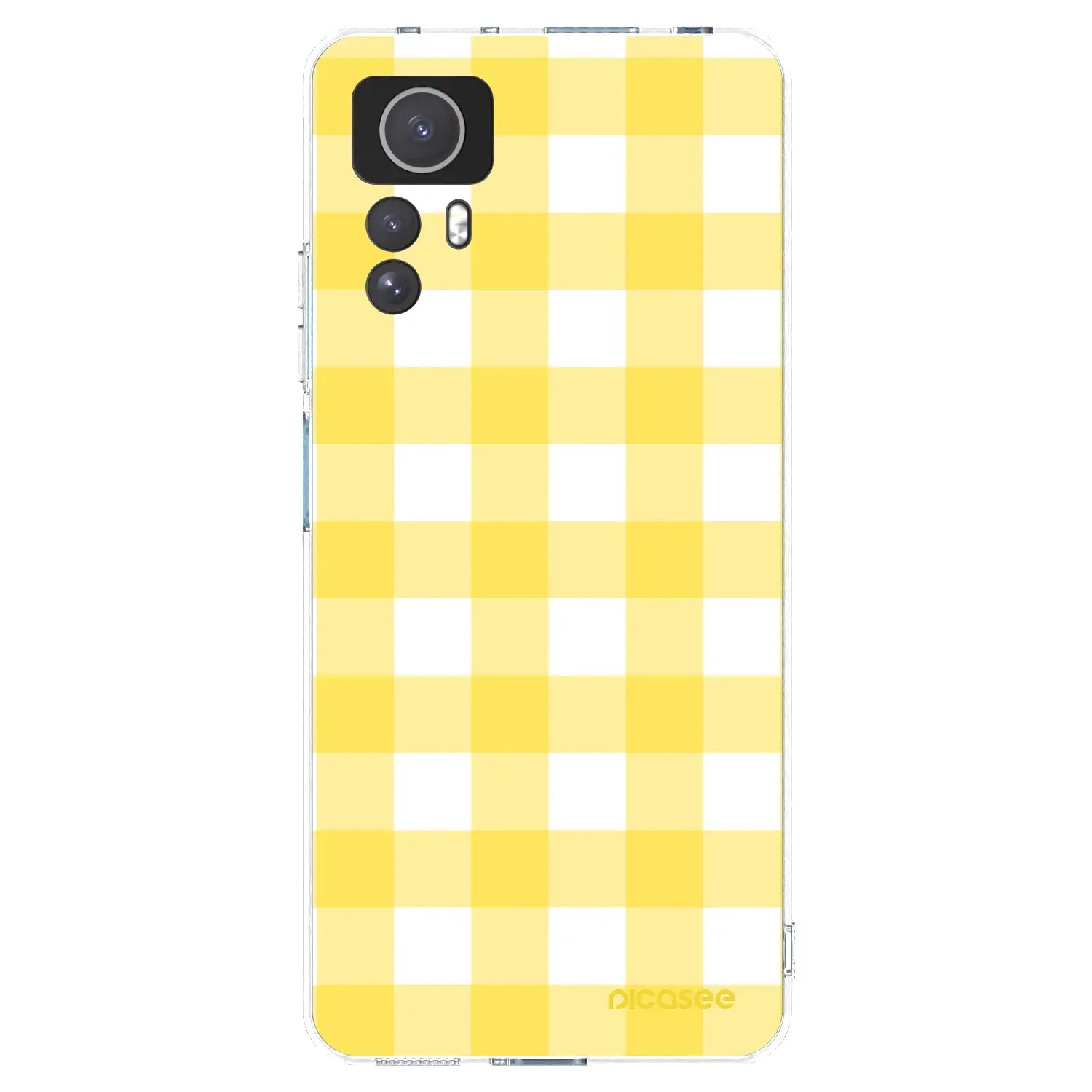Silikonový průhledný obal pro Xiaomi Redmi Note 12S - Gride lemon