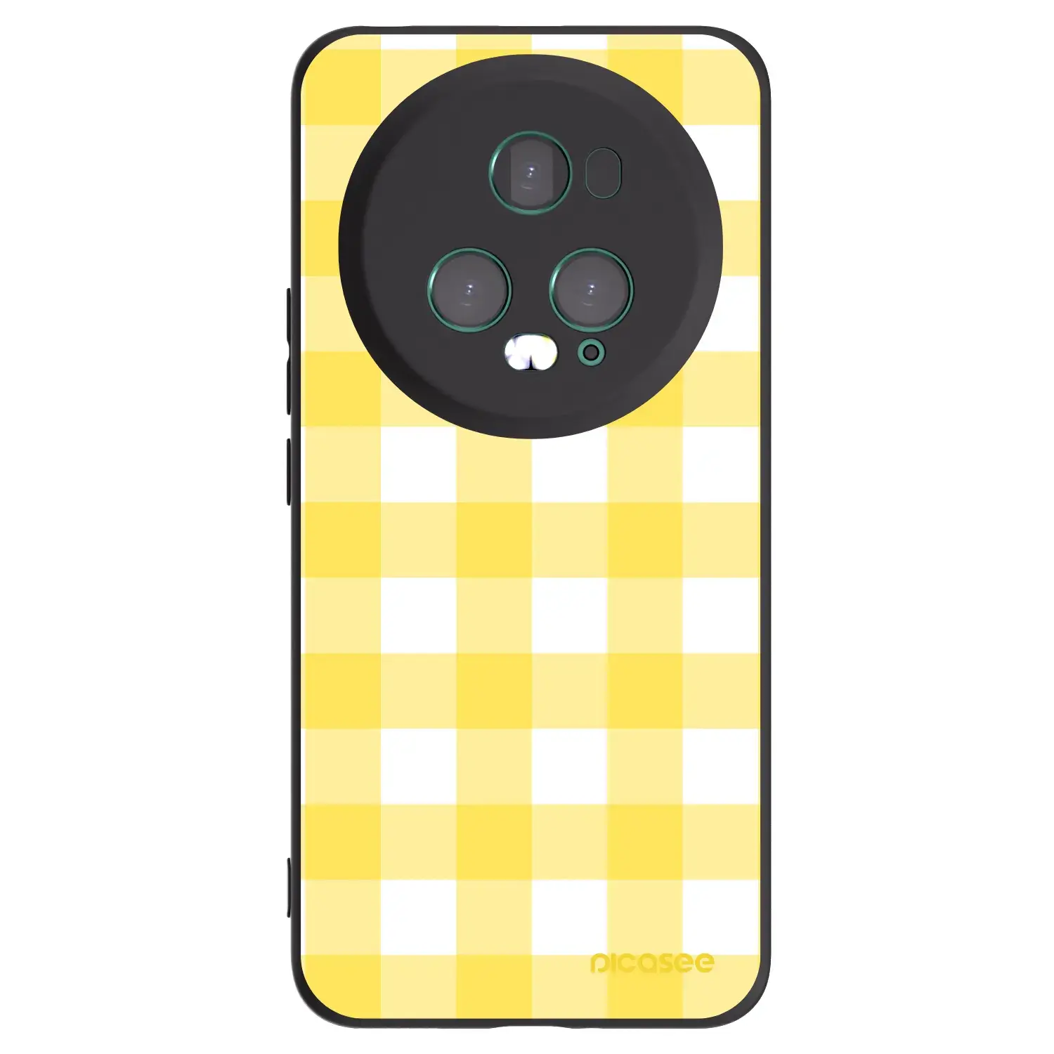 Silikonový černý obal pro Honor Magic5 Pro - Gride lemon