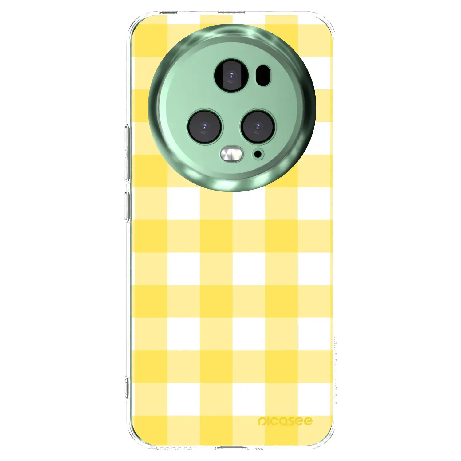 Silikonový průhledný obal pro Honor Magic5 Pro - Gride lemon