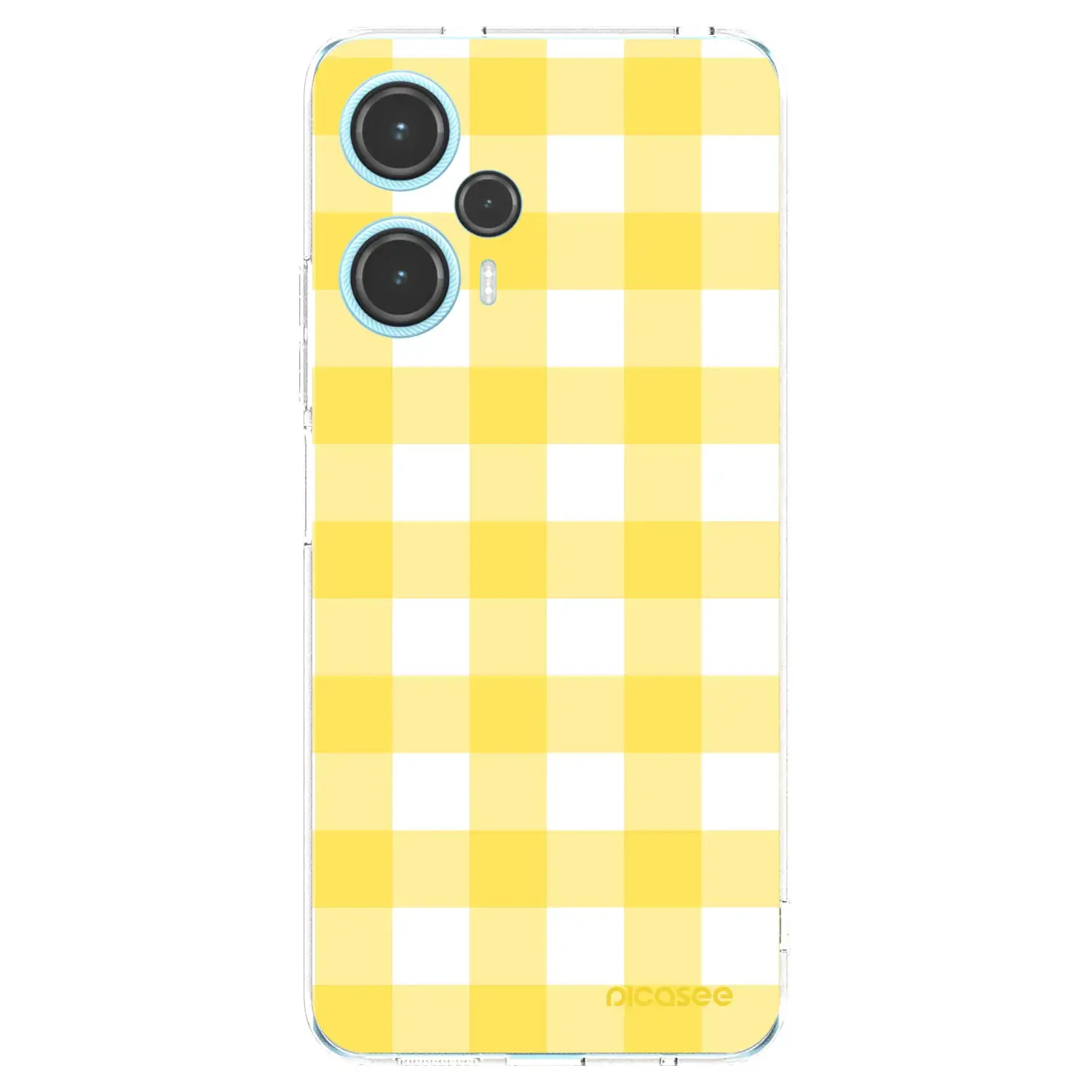 Silikonový průhledný obal pro Xiaomi Poco F5 - Gride lemon