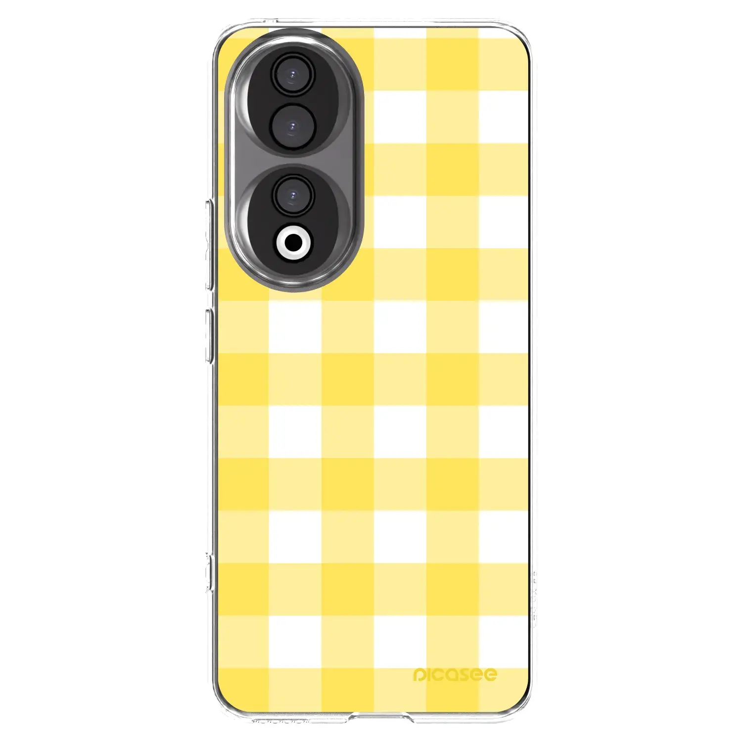 Silikonový průhledný obal pro Honor 90 5G - Gride lemon