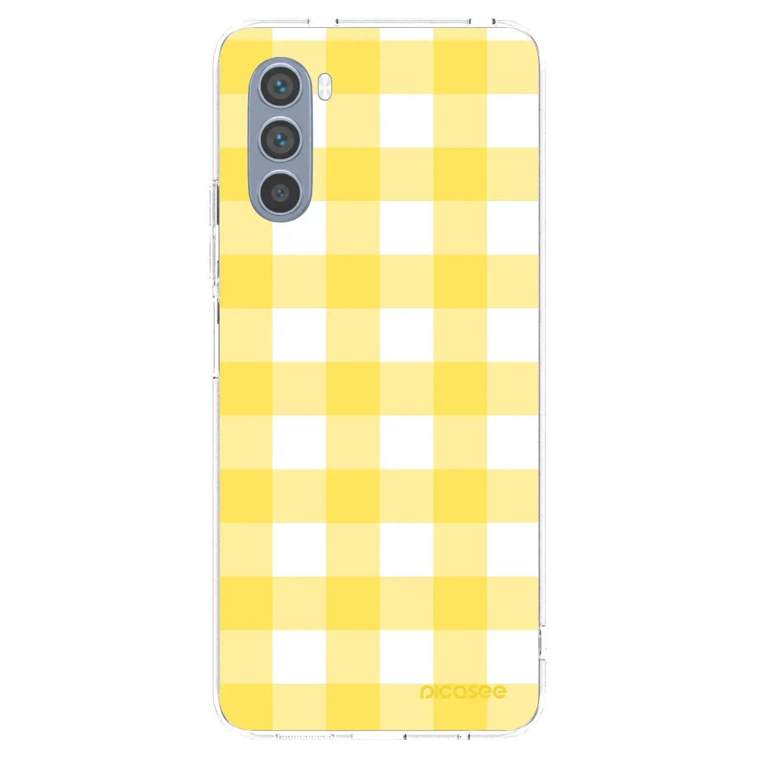 Silikonový průhledný obal pro Motorola Moto G62 - Gride lemon