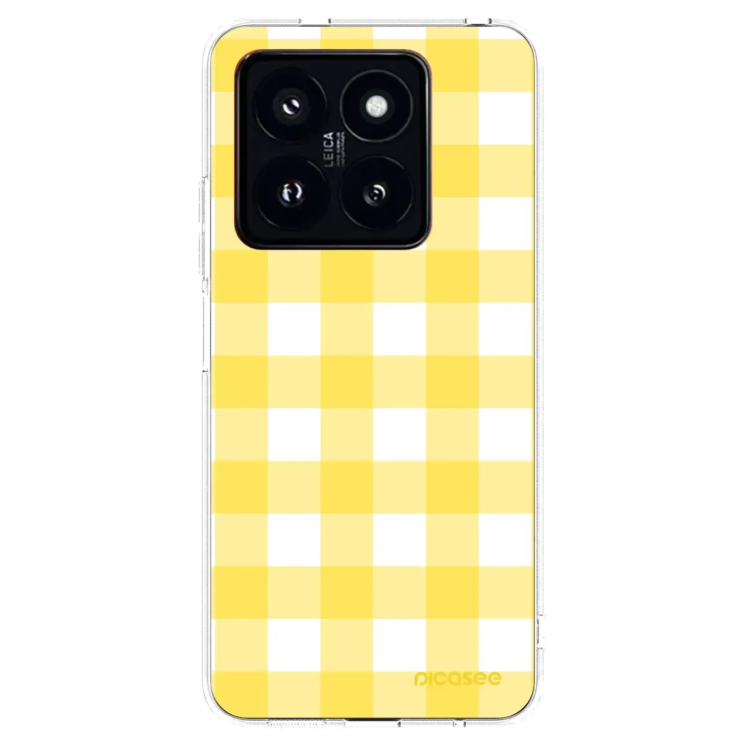 Silikonový průhledný obal pro Xiaomi 14 Pro - Gride lemon