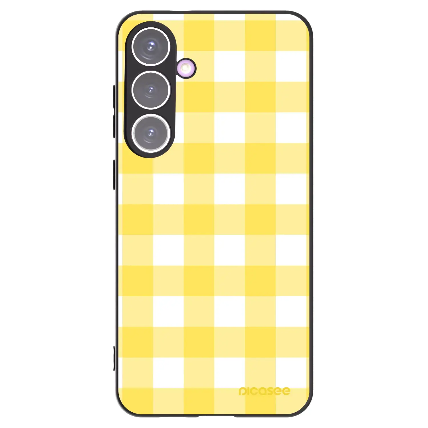 Silikonový černý obal pro Samsung Galaxy S24+ S926B 5G - Gride lemon
