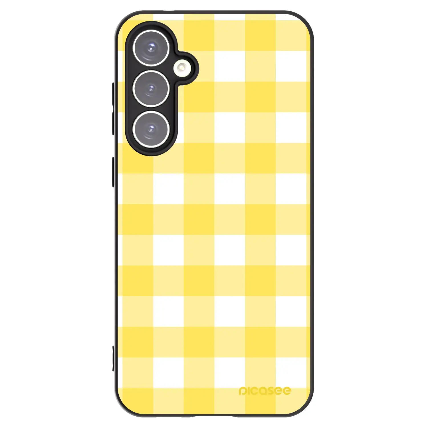 Silikonový černý obal pro Samsung Galaxy S23 FE S711B - Gride lemon