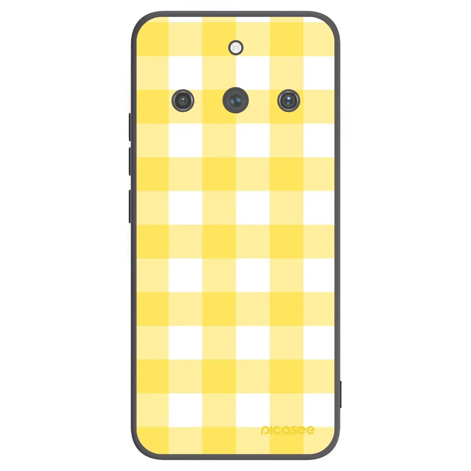 Silikonový černý obal pro Realme 11 Pro+ - Gride lemon