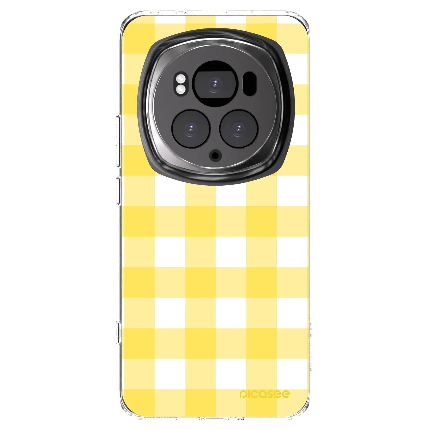 Silikonový průhledný obal pro Honor Magic6 Pro - Gride lemon