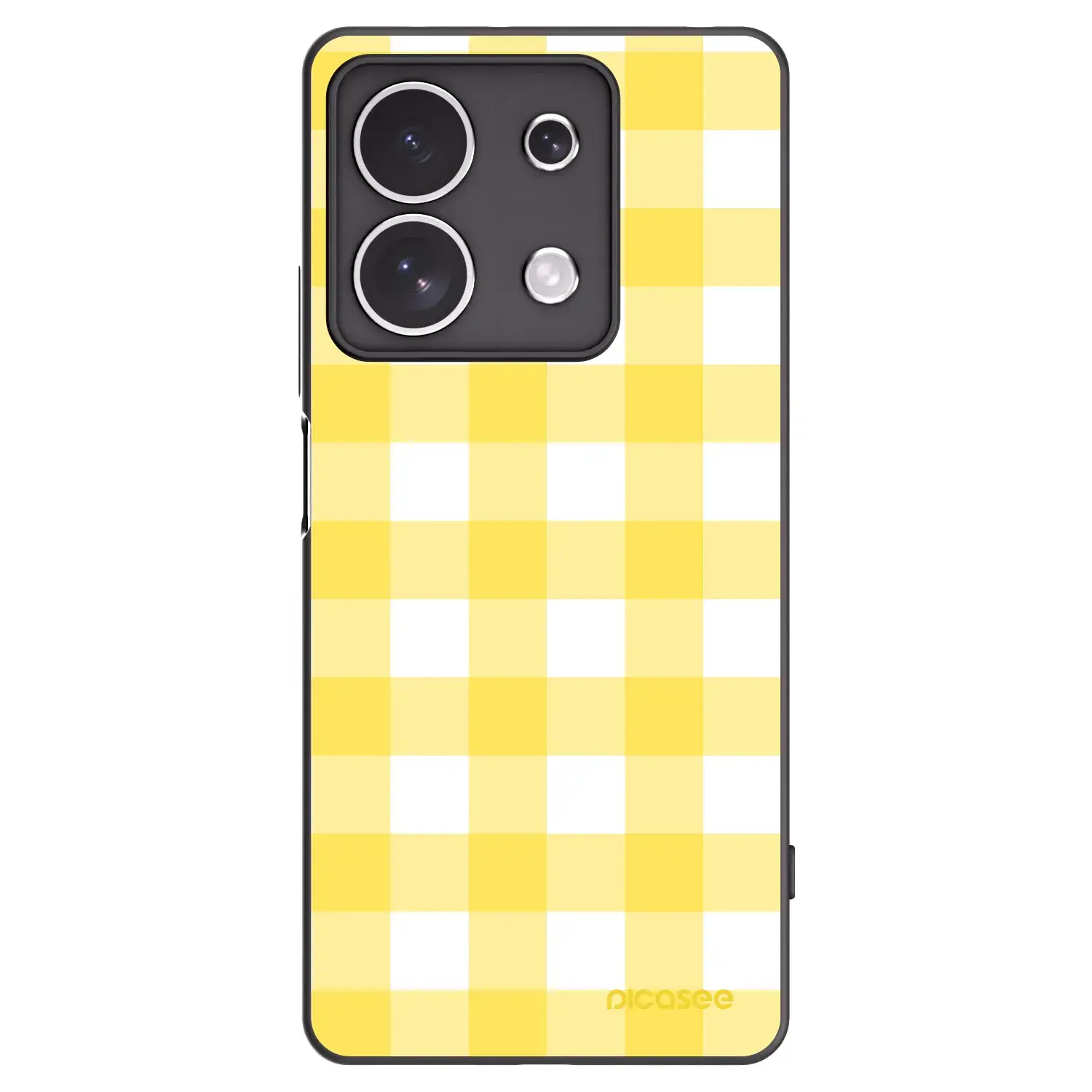 Silikonový černý obal pro Xiaomi Redmi Note 13 4G - Gride lemon