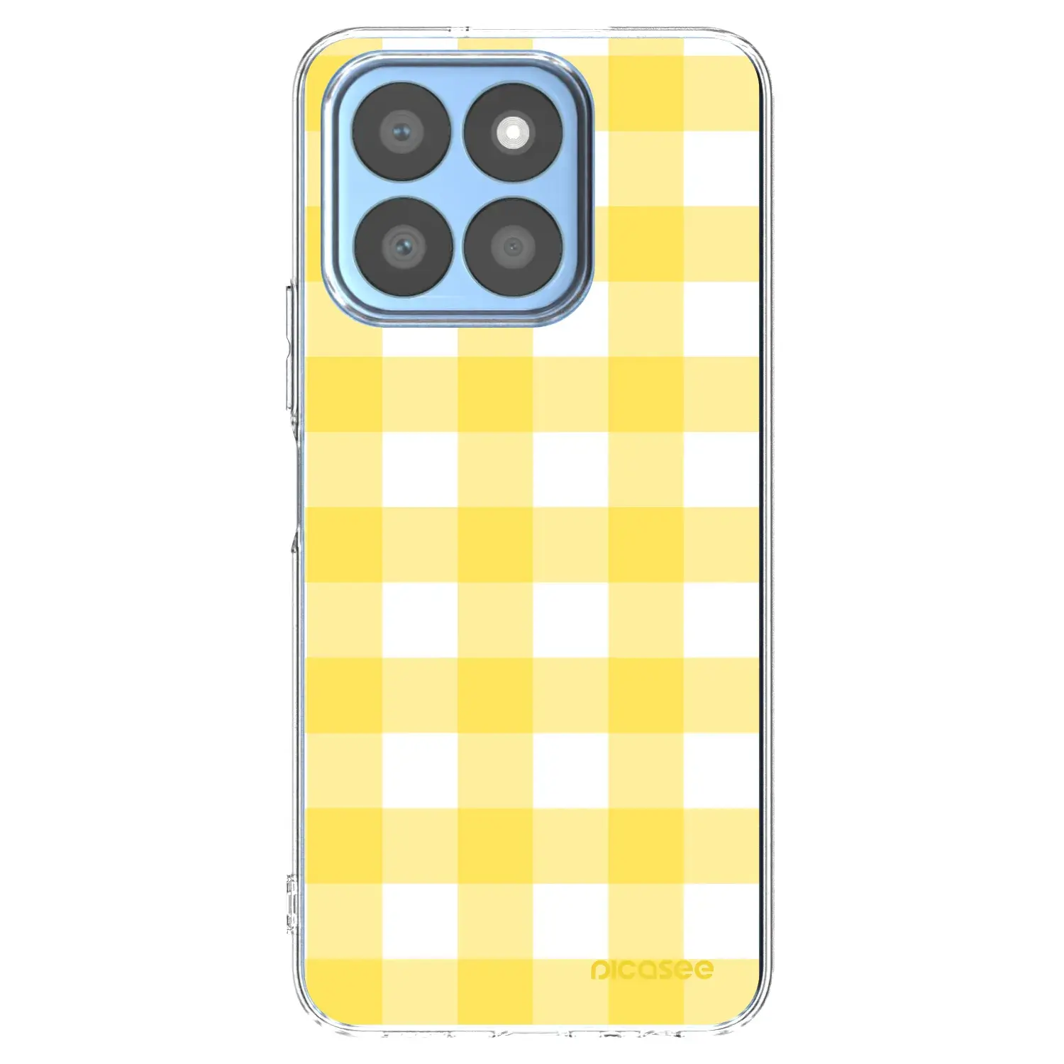 Silikonový průhledný obal pro Honor X8b - Gride lemon