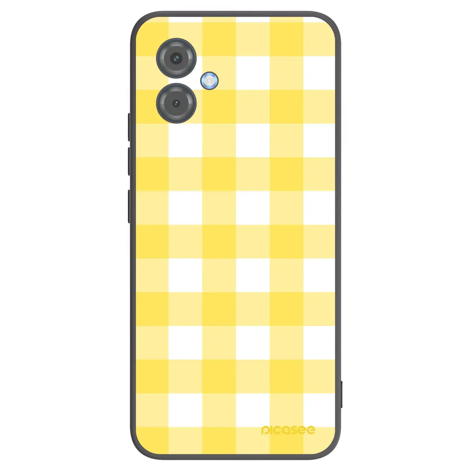 Silikonový černý obal pro Motorola Moto G14 - Gride lemon