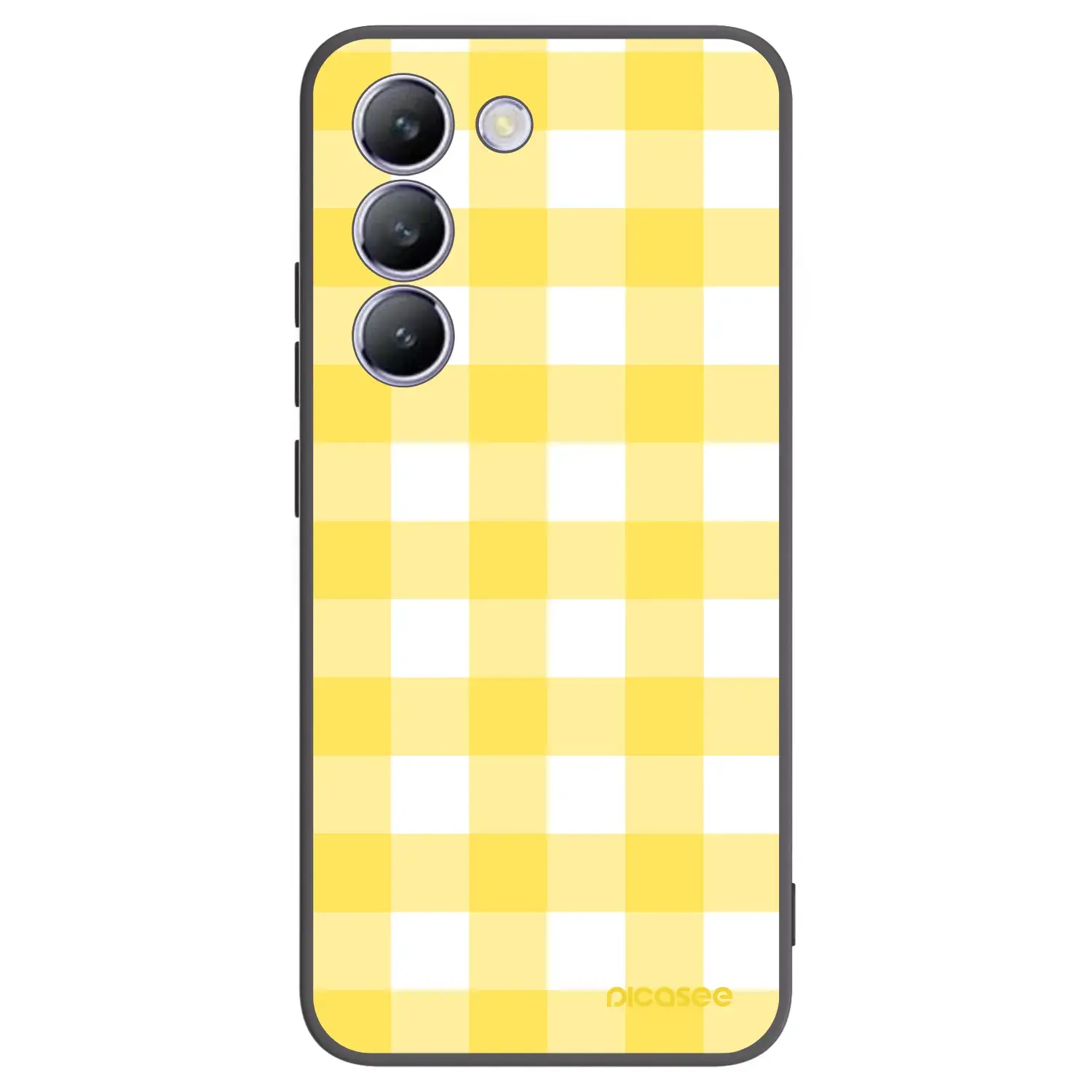Silikonový černý obal pro Vivo V40 SE 5G - Gride lemon