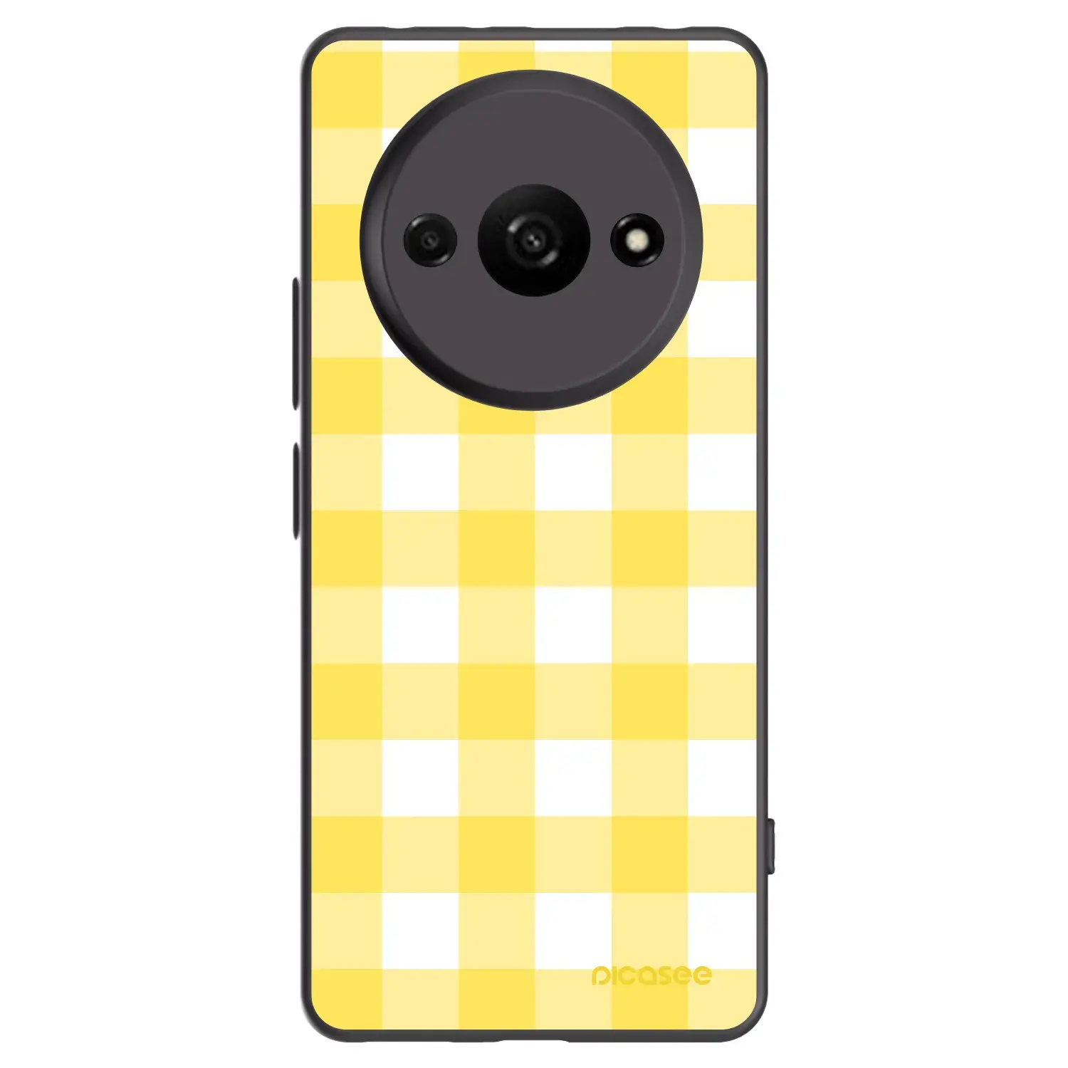 Silikonový černý obal pro Xiaomi Redmi A3 - Gride lemon