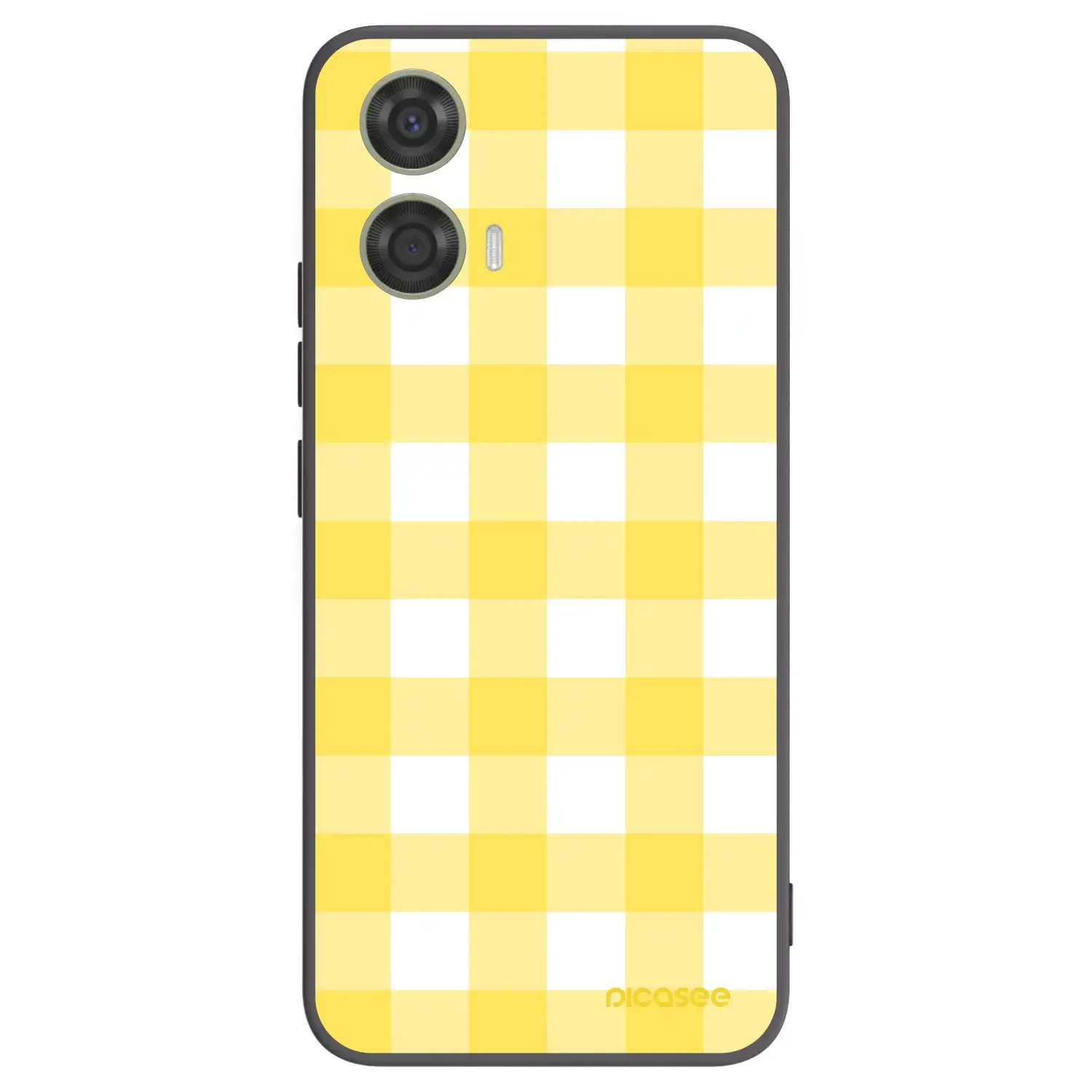 Silikonový černý obal pro Motorola Moto G24 - Gride lemon