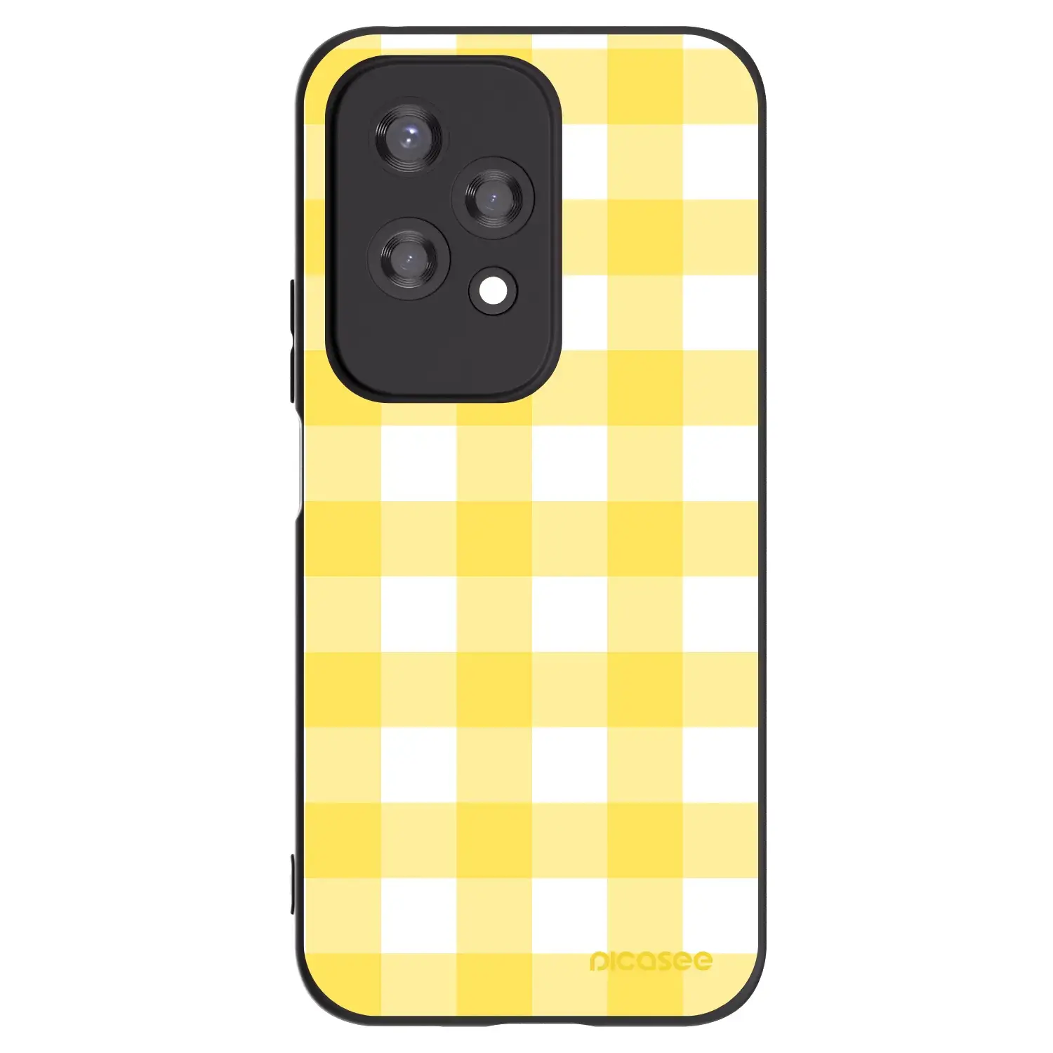 Silikonový černý obal pro Honor 200 Lite - Gride lemon