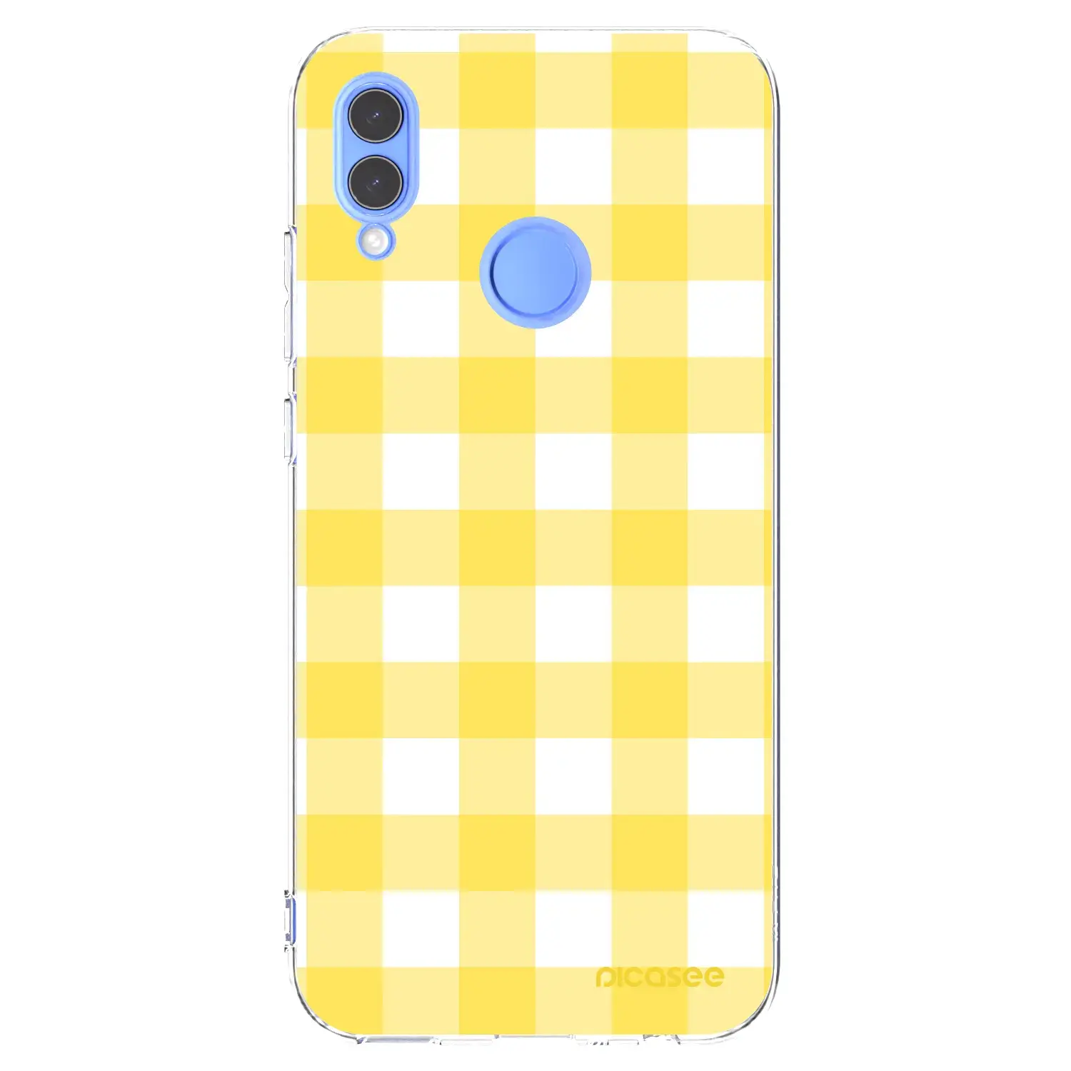 Silikonový průhledný obal pro Honor 10 Lite - Gride lemon