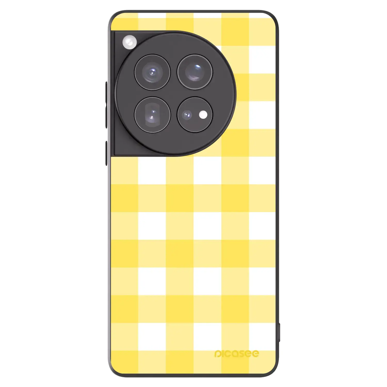 Silikonový černý obal pro OnePlus 12 5G - Gride lemon