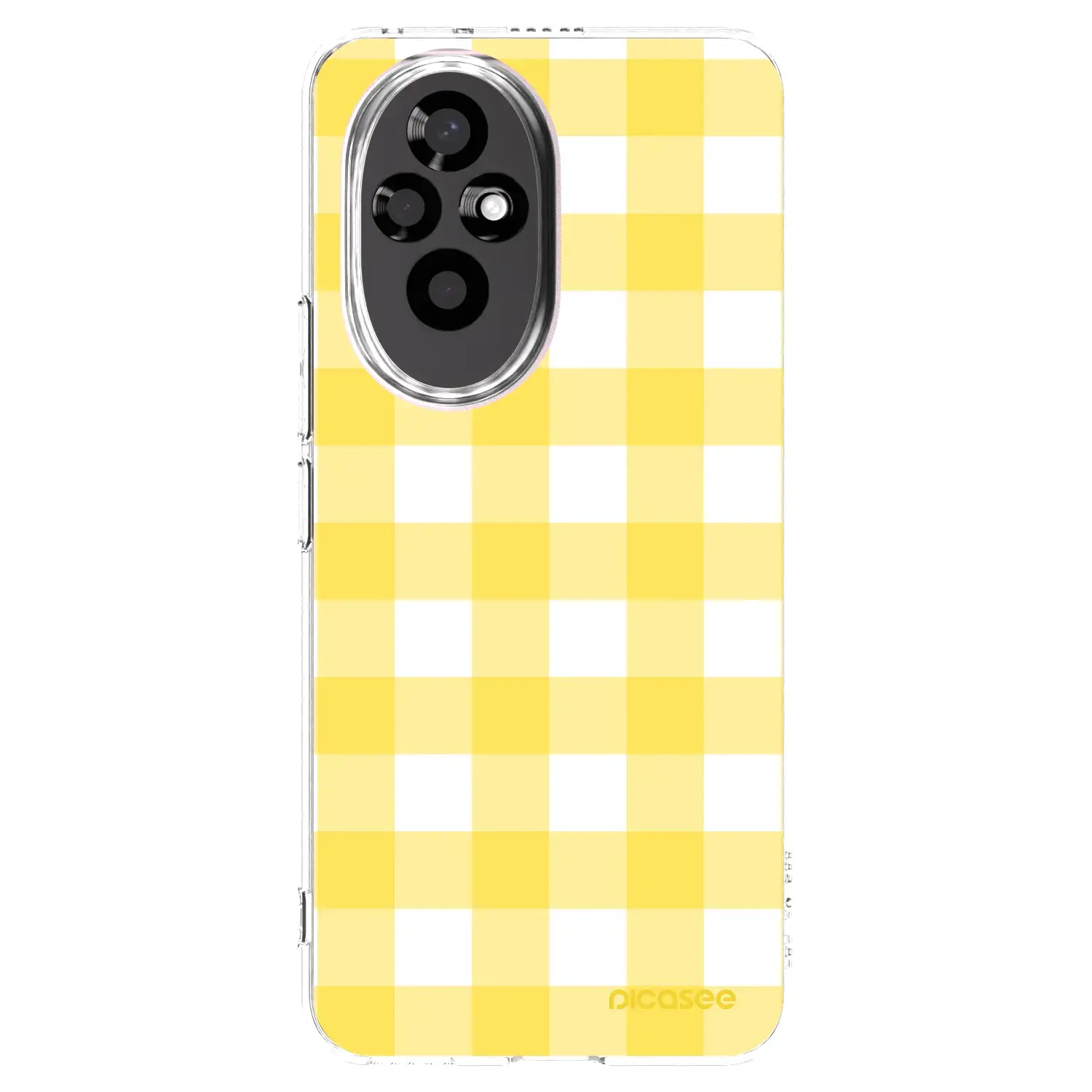 Silikonový průhledný obal pro Honor 200 Pro 5G - Gride lemon