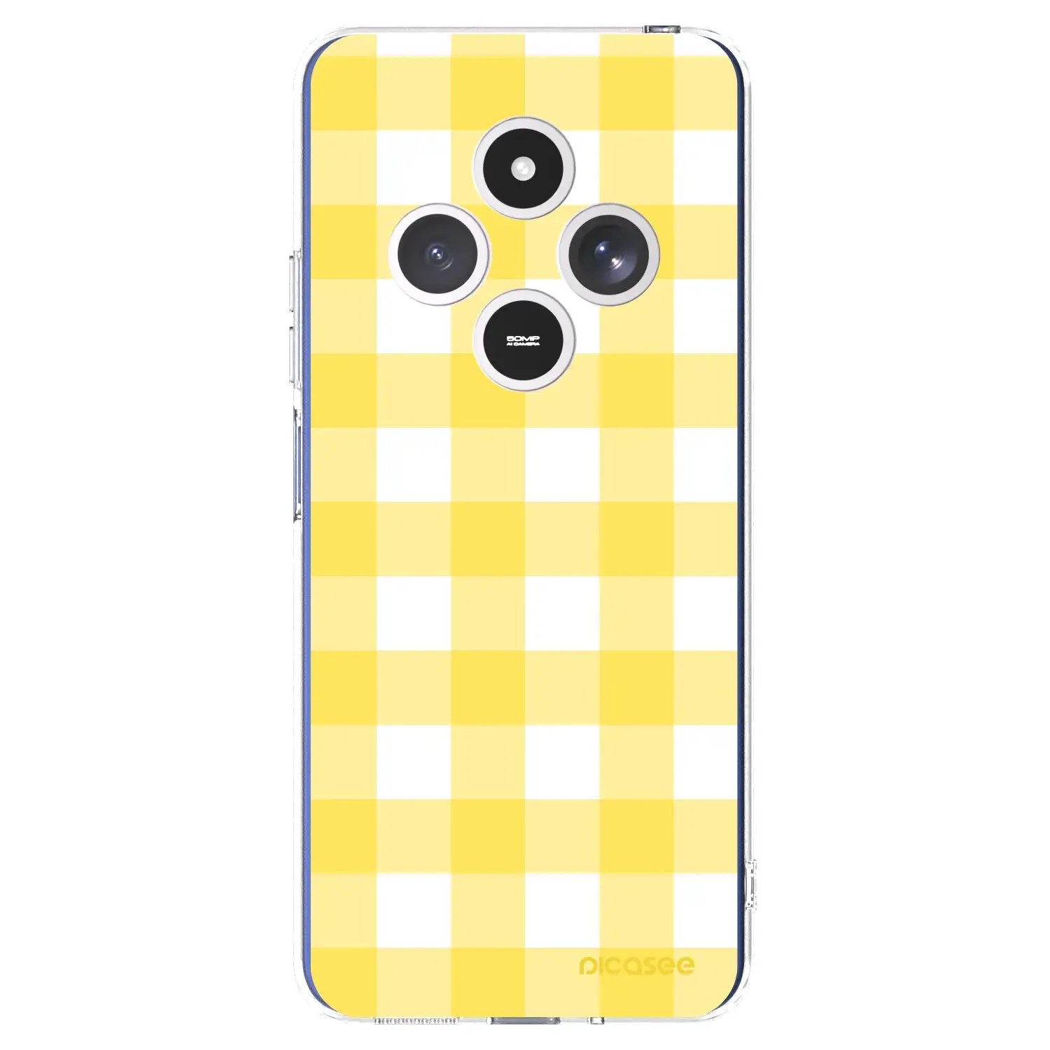 Silikonový průhledný obal pro Xiaomi Redmi 14C - Gride lemon