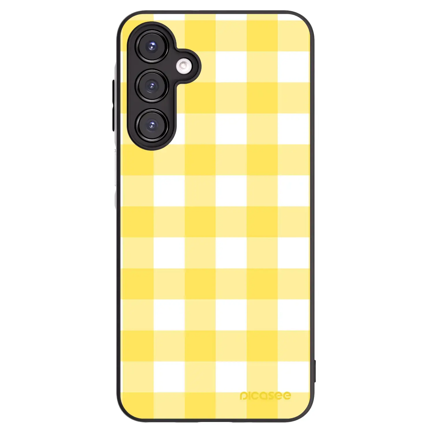 Silikonový černý obal pro Samsung Galaxy A16 5G - Gride lemon