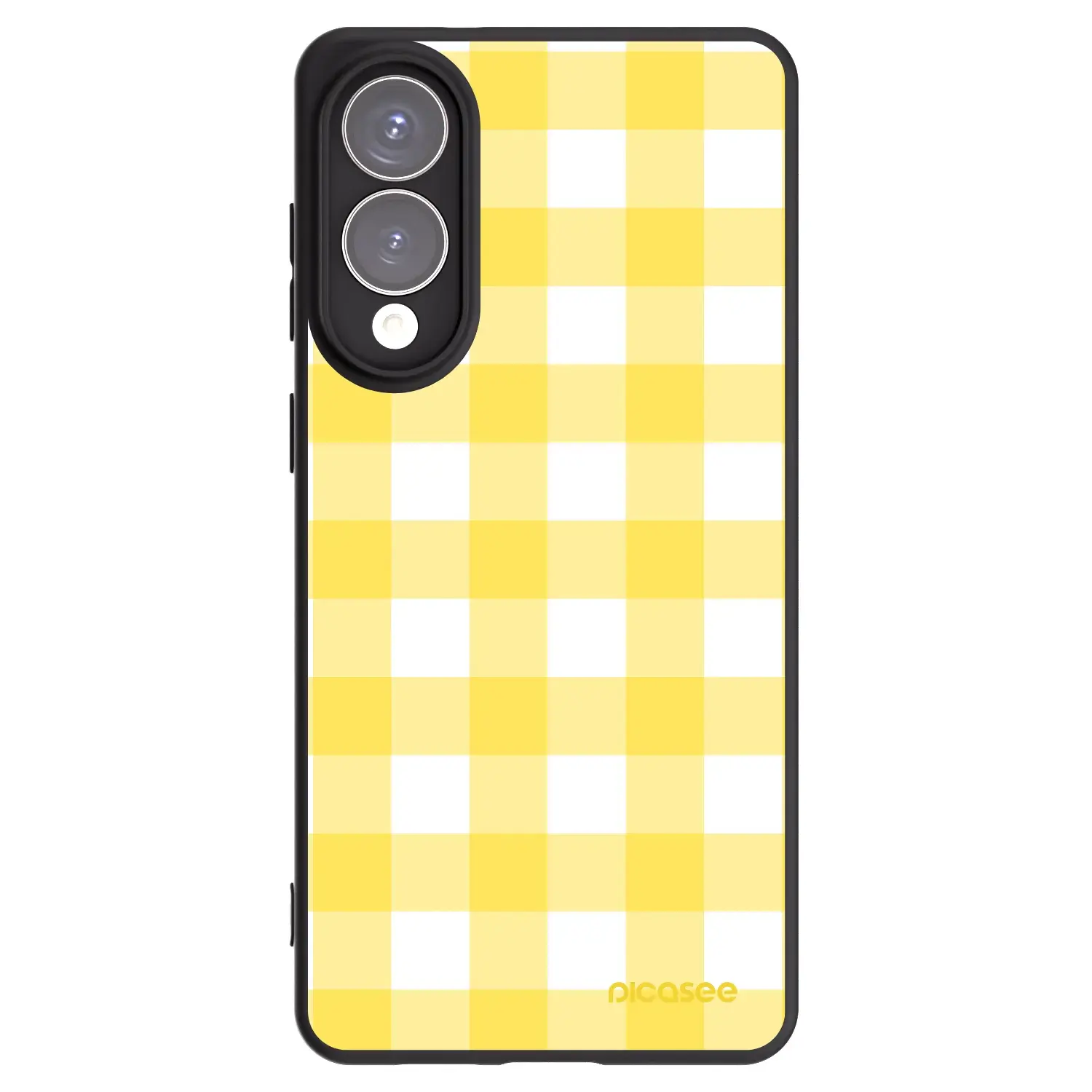 Silikonový černý obal pro Samsung Galaxy S25 Edge 5G - Gride lemon