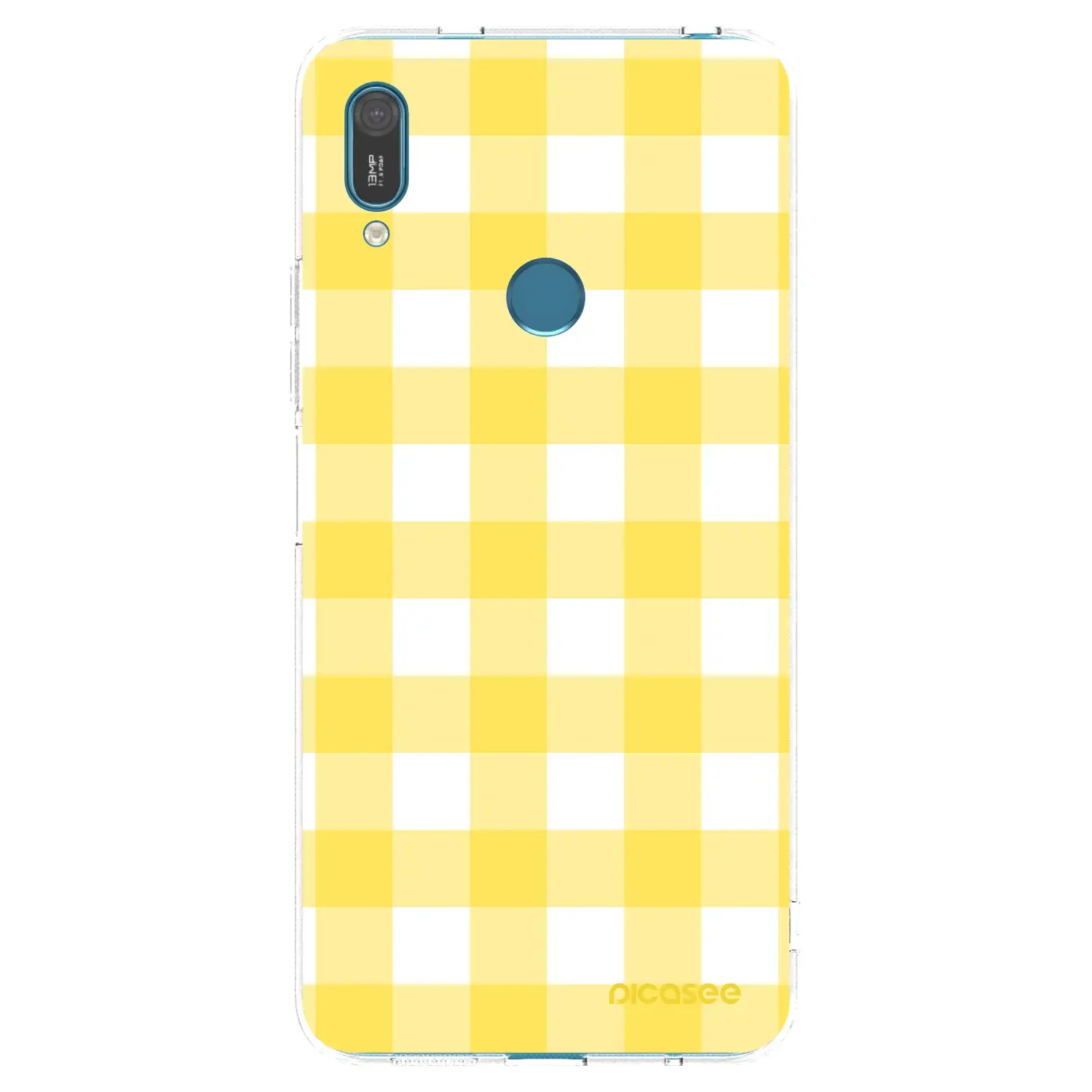 Silikonový průhledný obal pro Huawei Y7 2019 - Gride lemon
