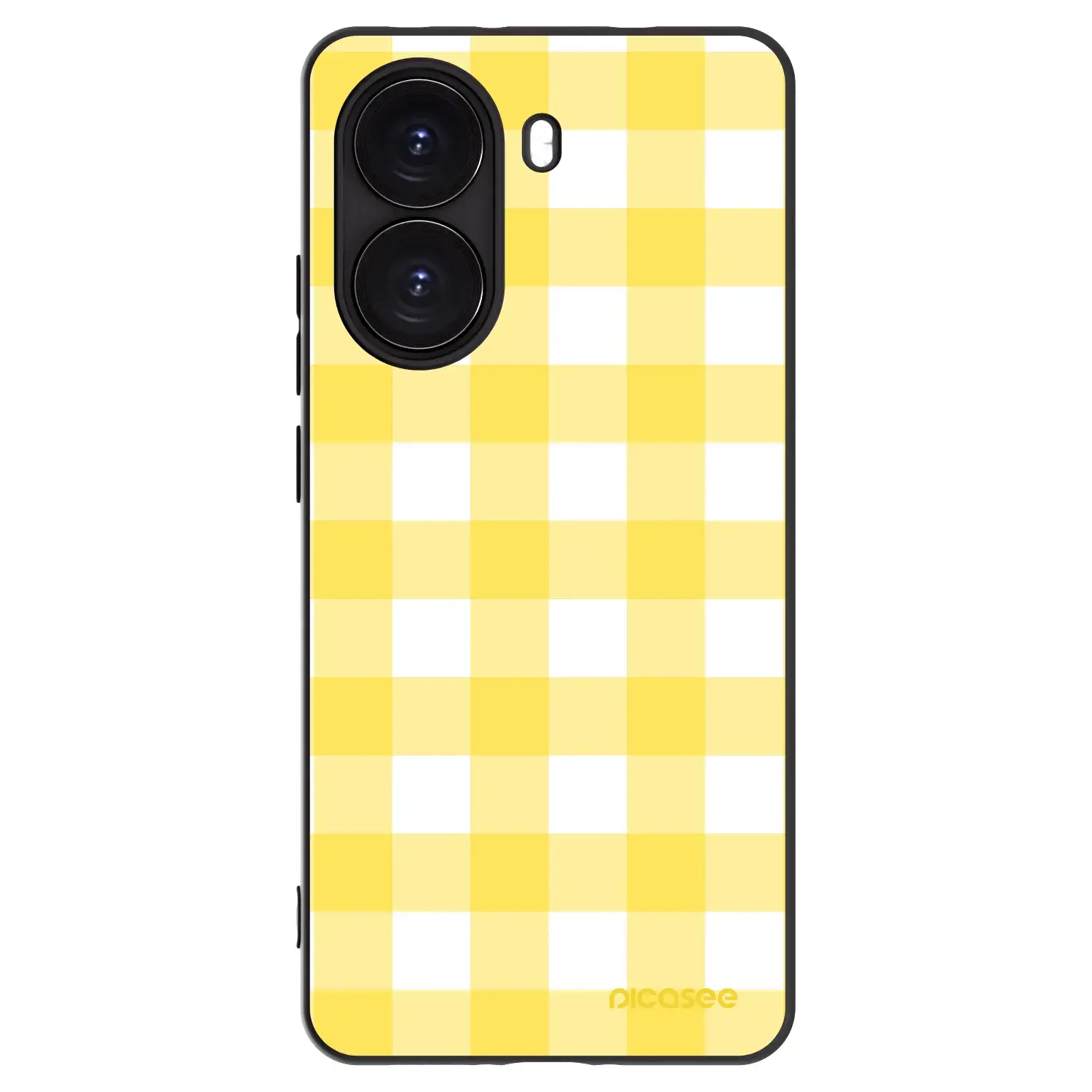 Silikonový černý obal pro Xiaomi Poco X7 Pro 5G - Gride lemon