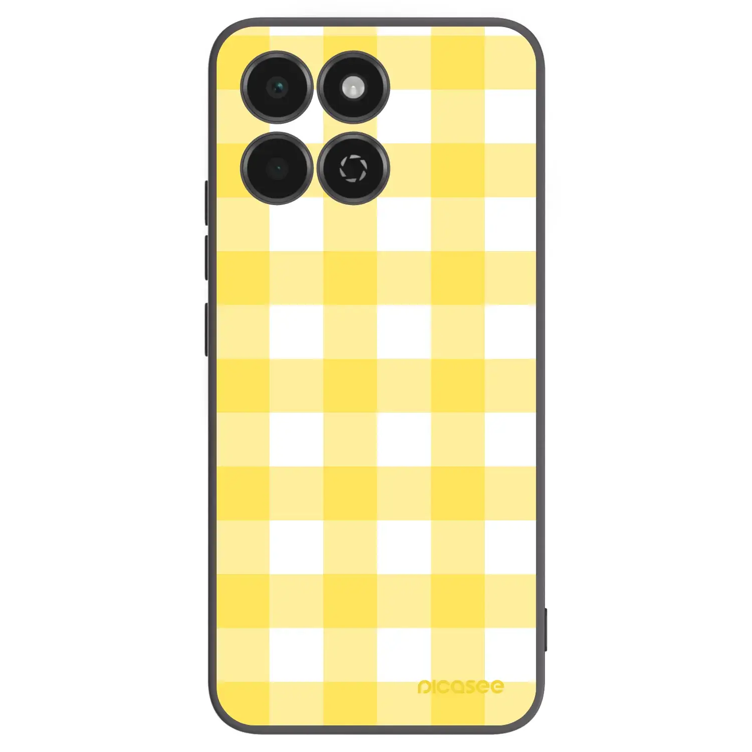 Silikonový černý obal pro Honor 200 Smart 5G - Gride lemon