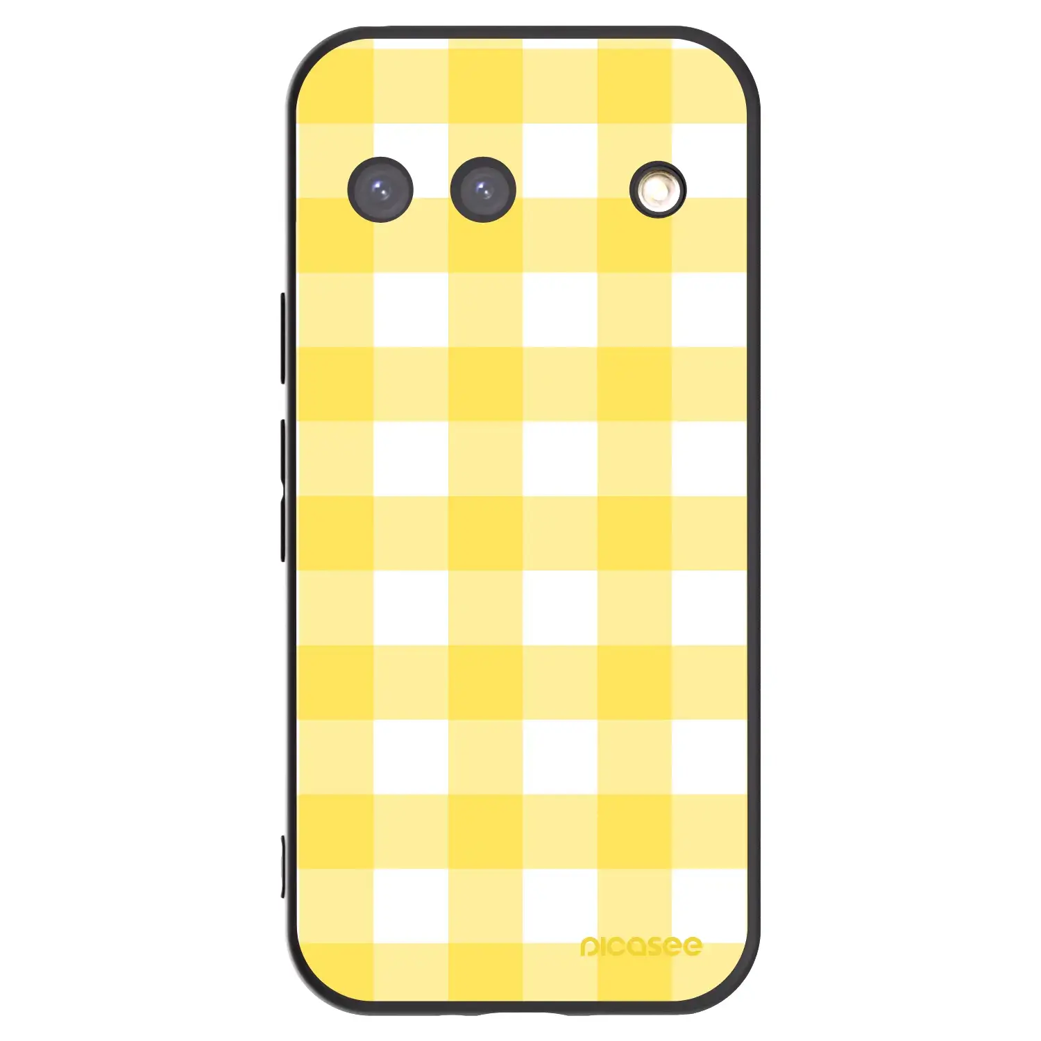 Silikonový černý obal pro Google Pixel 9 - Gride lemon
