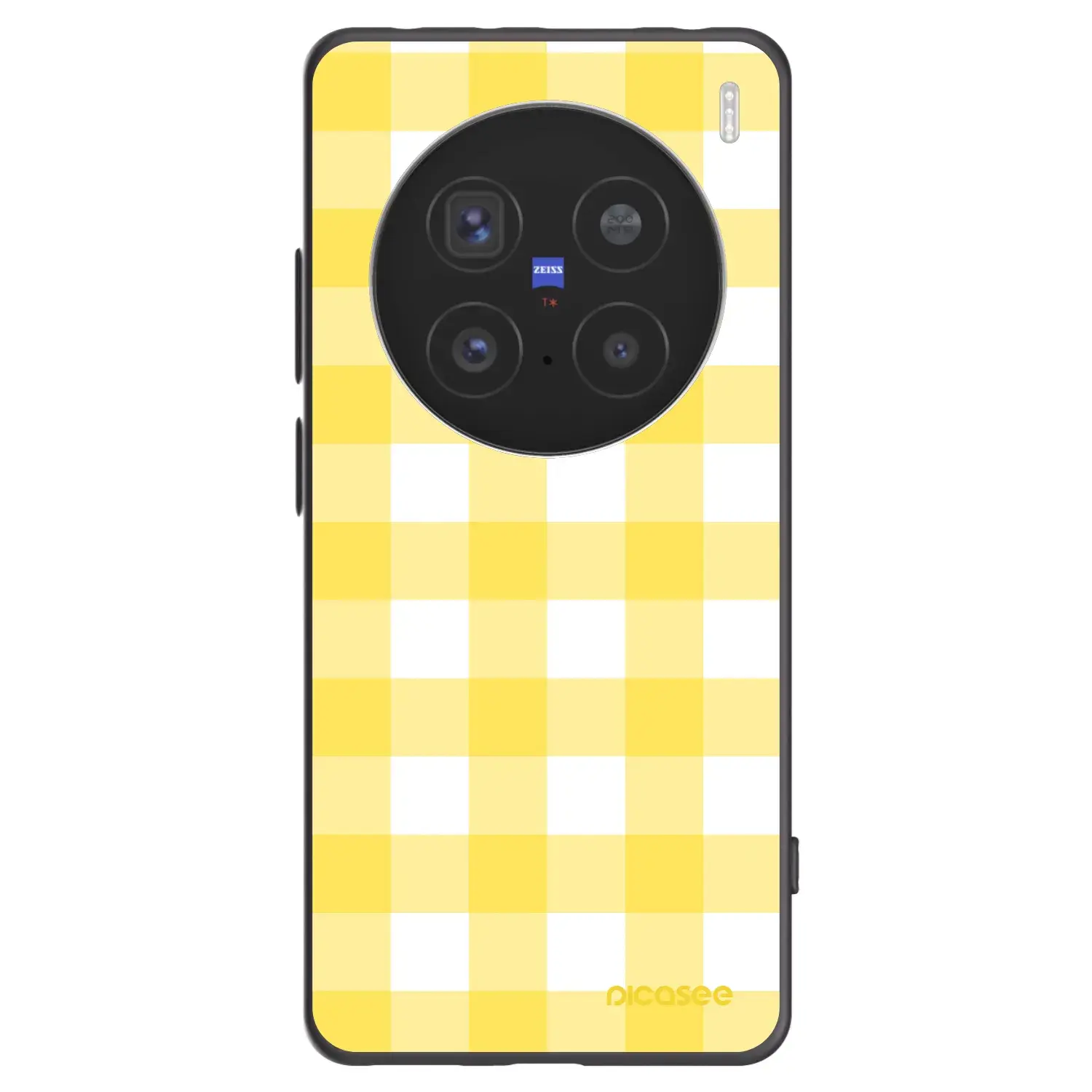 Silikonový černý obal pro Vivo X200 Pro - Gride lemon