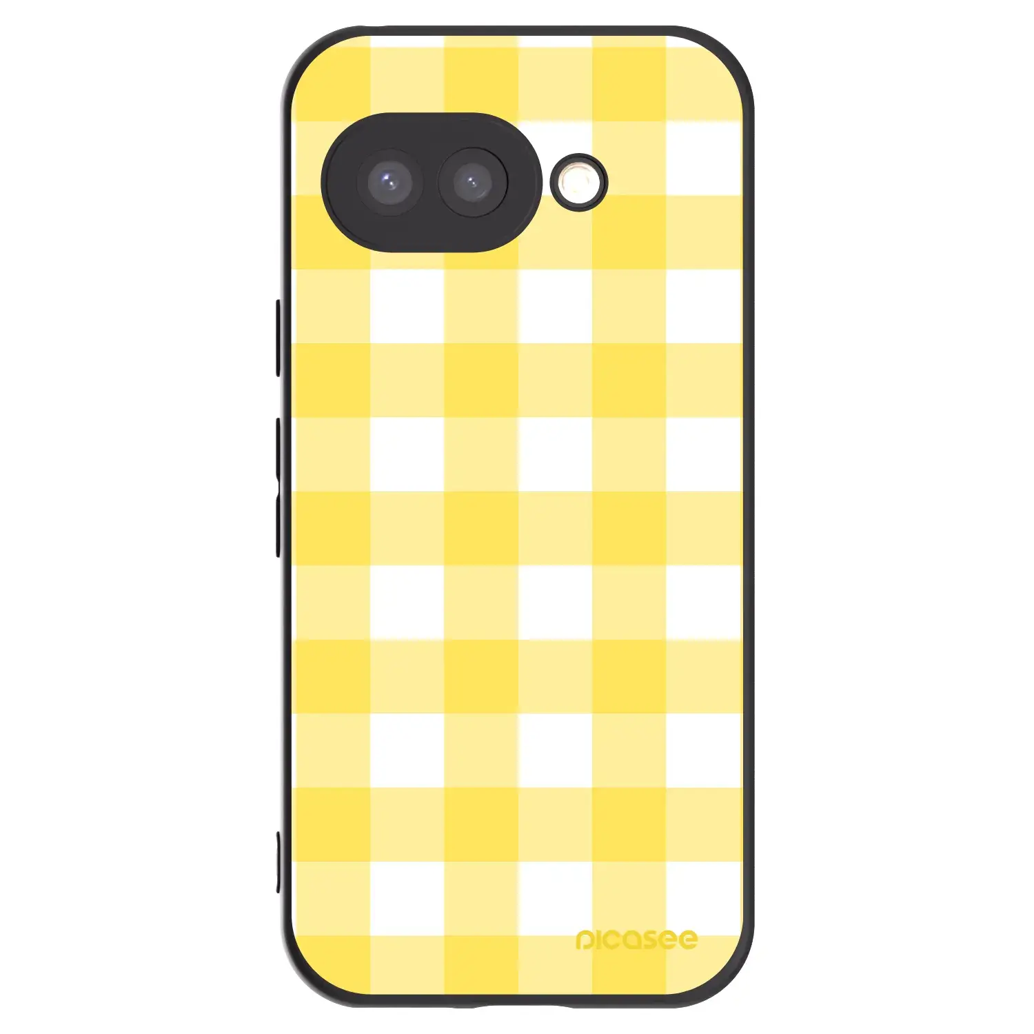Silikonový černý obal pro Google Pixel 9a - Gride lemon