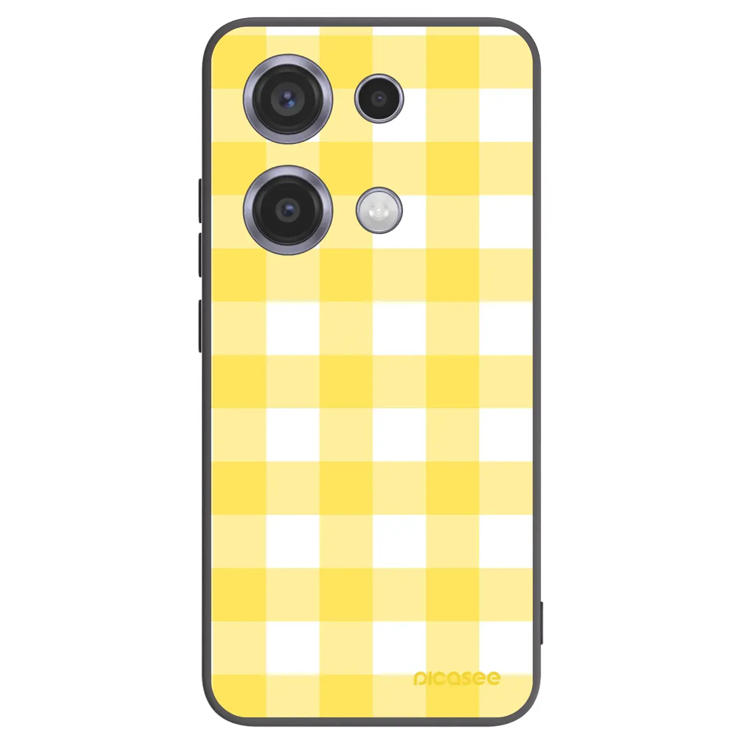 Silikonový černý obal pro Xiaomi Redmi Note 14S - Gride lemon