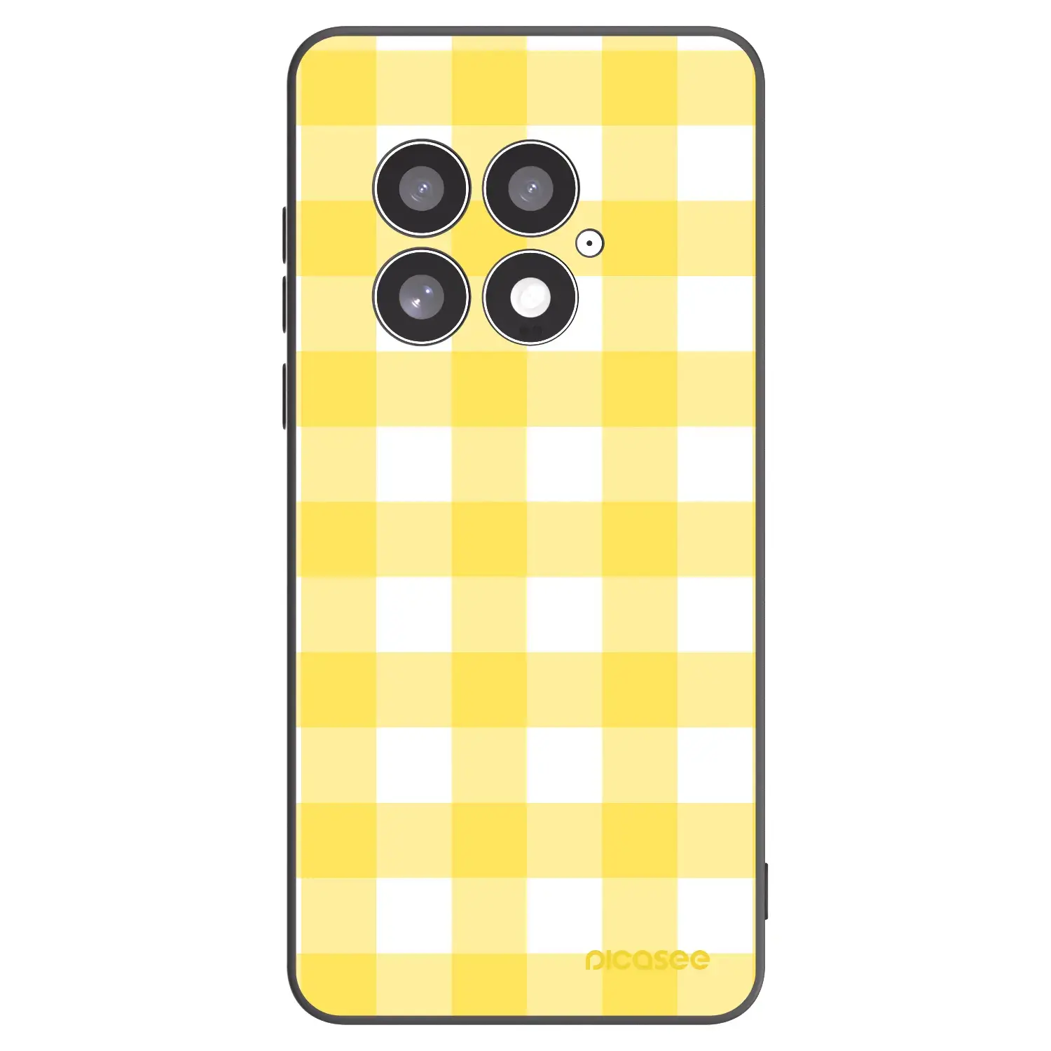Silikonový černý obal pro OnePlus 13 5G - Gride lemon