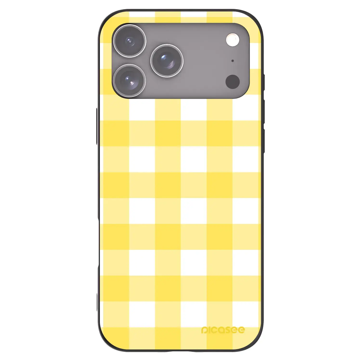 Silikonový černý obal pro Apple iPhone 17 Pro Max - Gride lemon