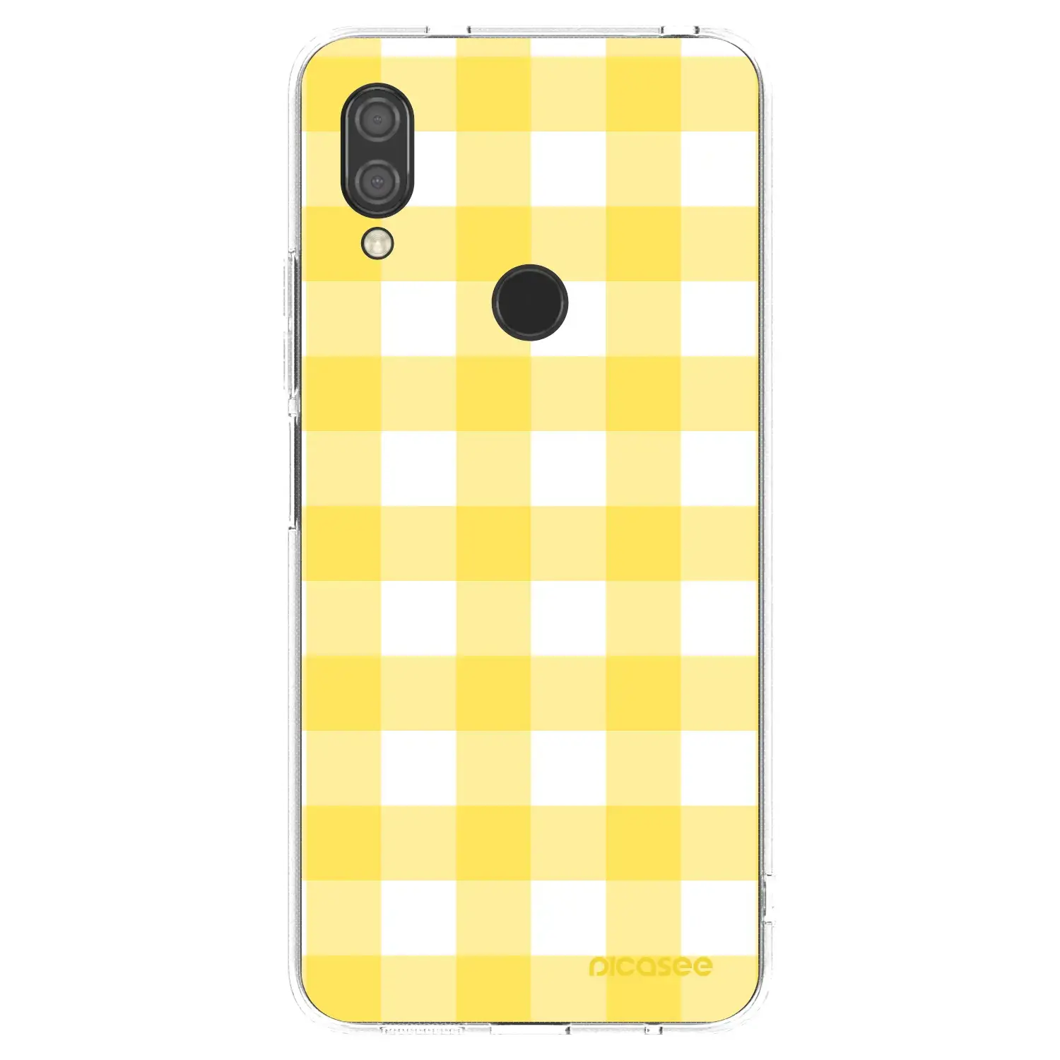 Silikonový průhledný obal pro Xiaomi Redmi 7 - Gride lemon