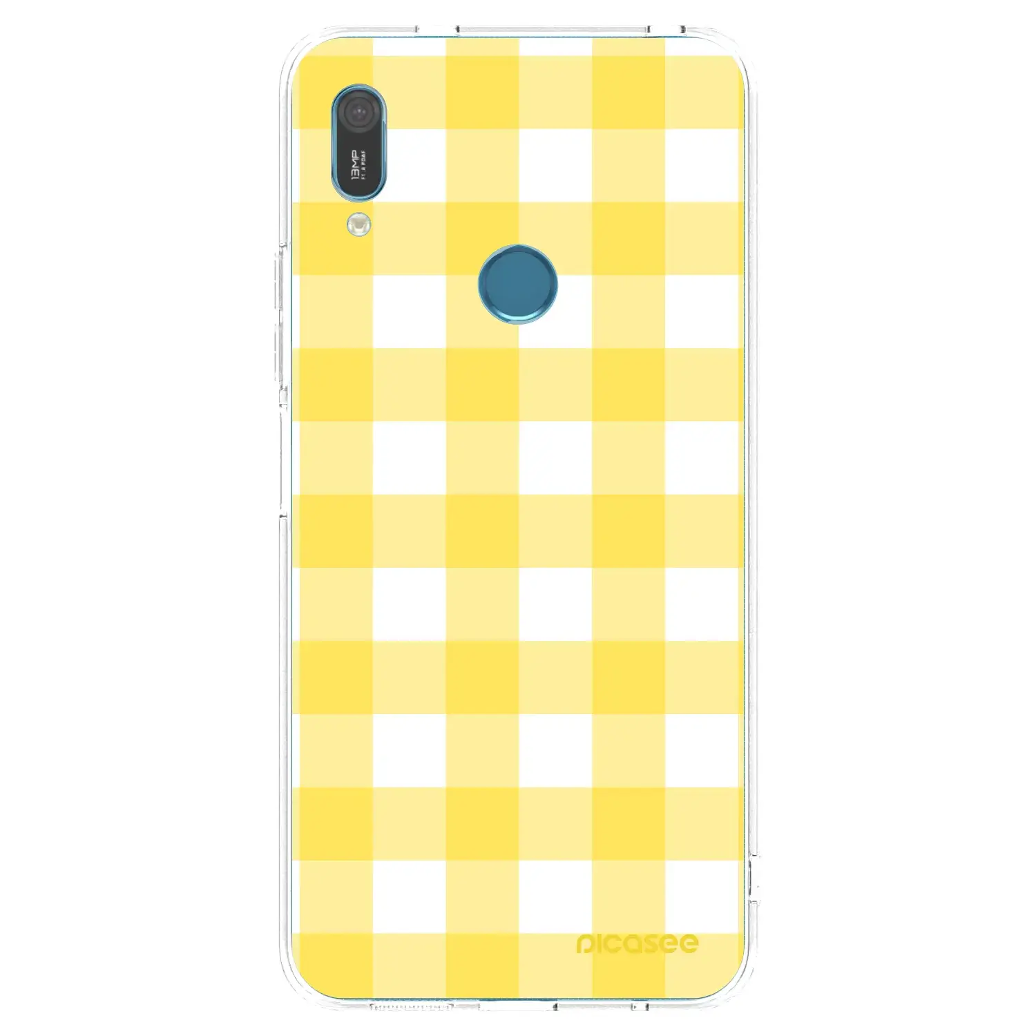 Silikonový průhledný obal pro Huawei Y6 2019 - Gride lemon