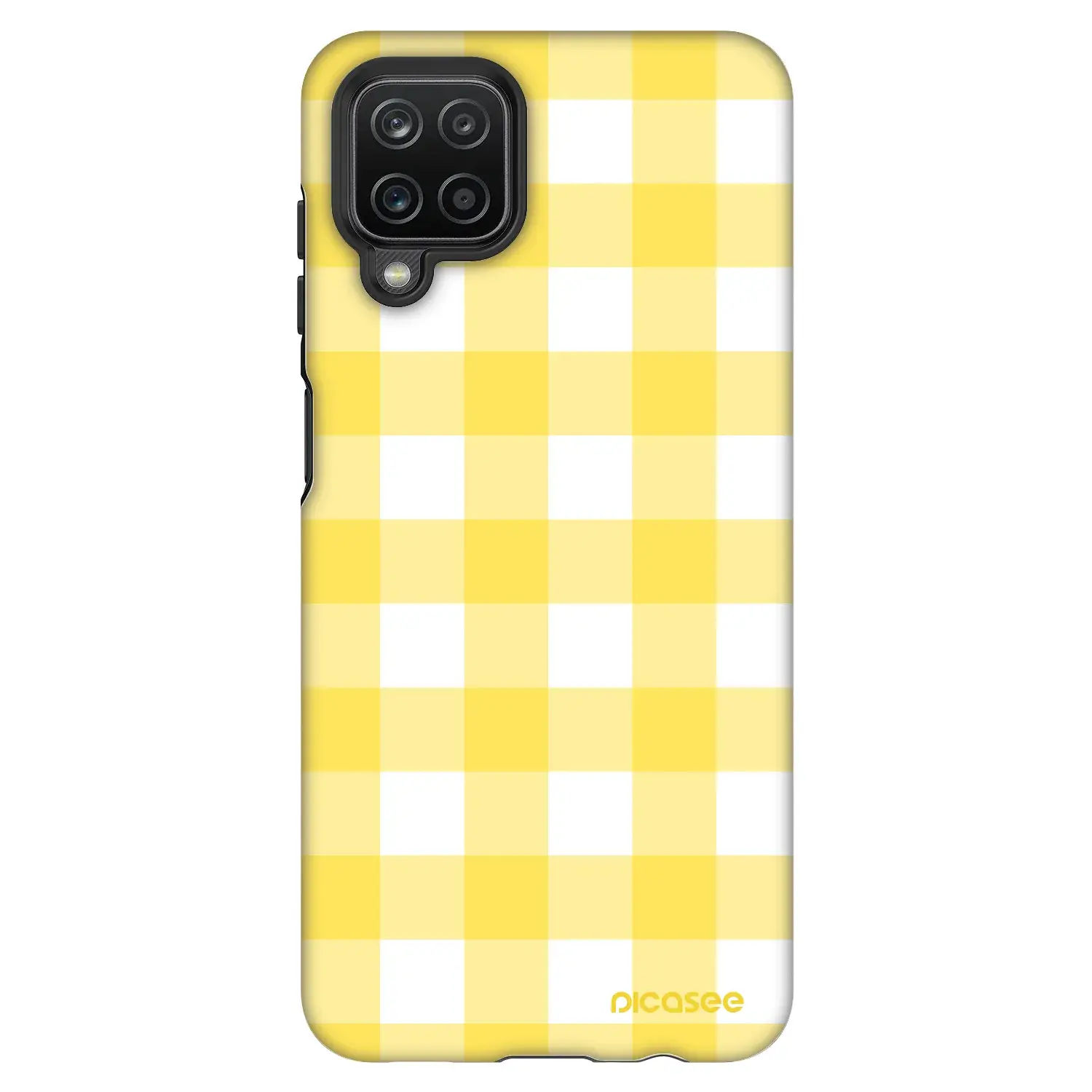 Fashion Case pro Samsung Galaxy A12 A125F - Gride lemon