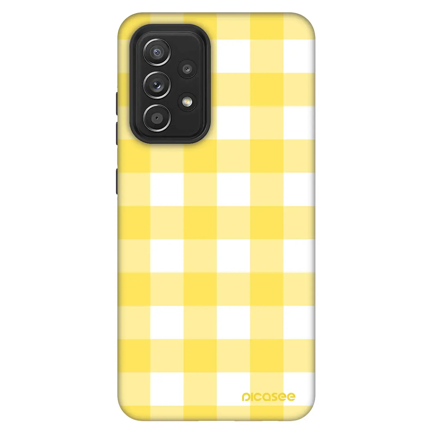 Fashion Case pro Samsung Galaxy A52 5G A525F - Gride lemon