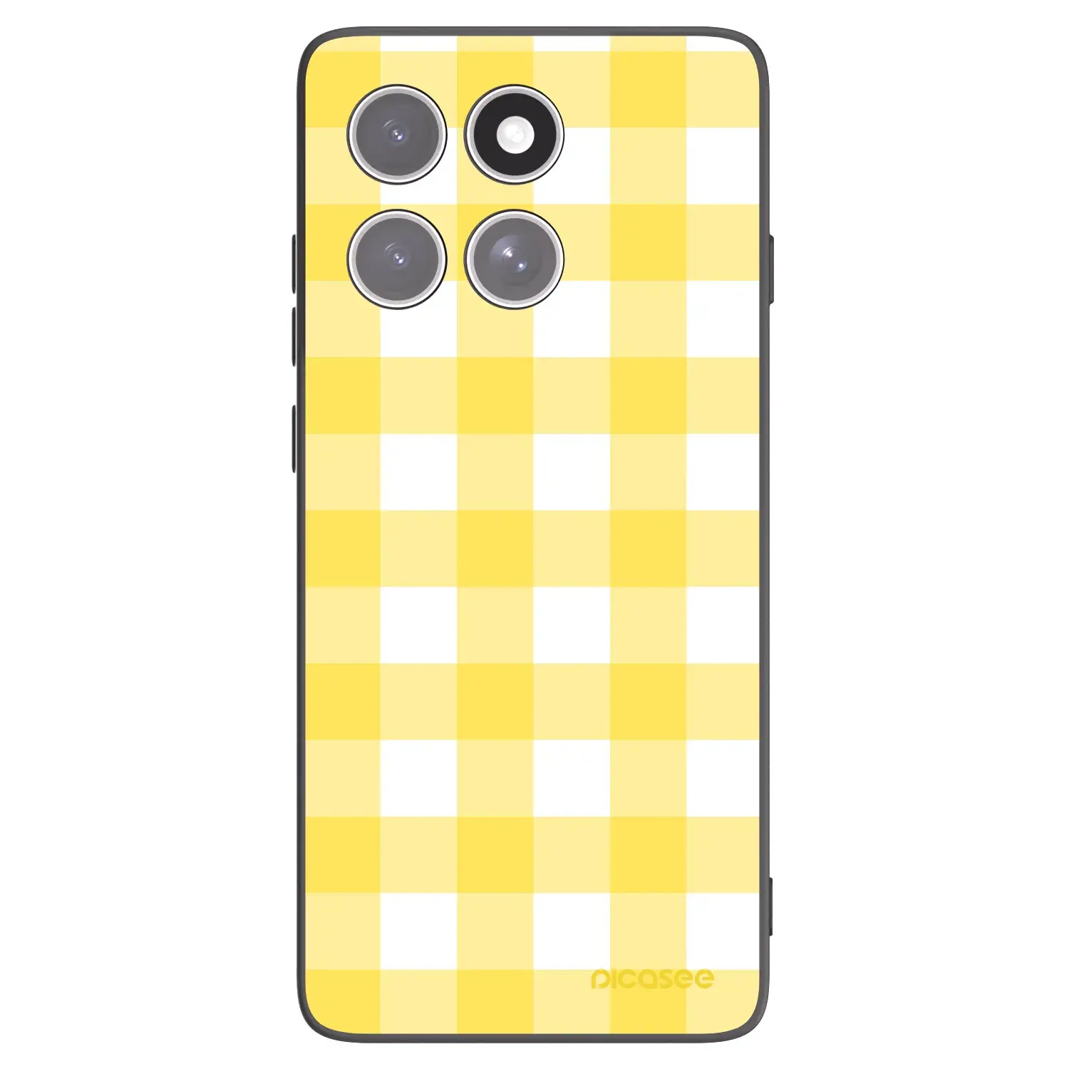 Silikonový černý obal pro Motorola Edge 60 Pro - Gride lemon