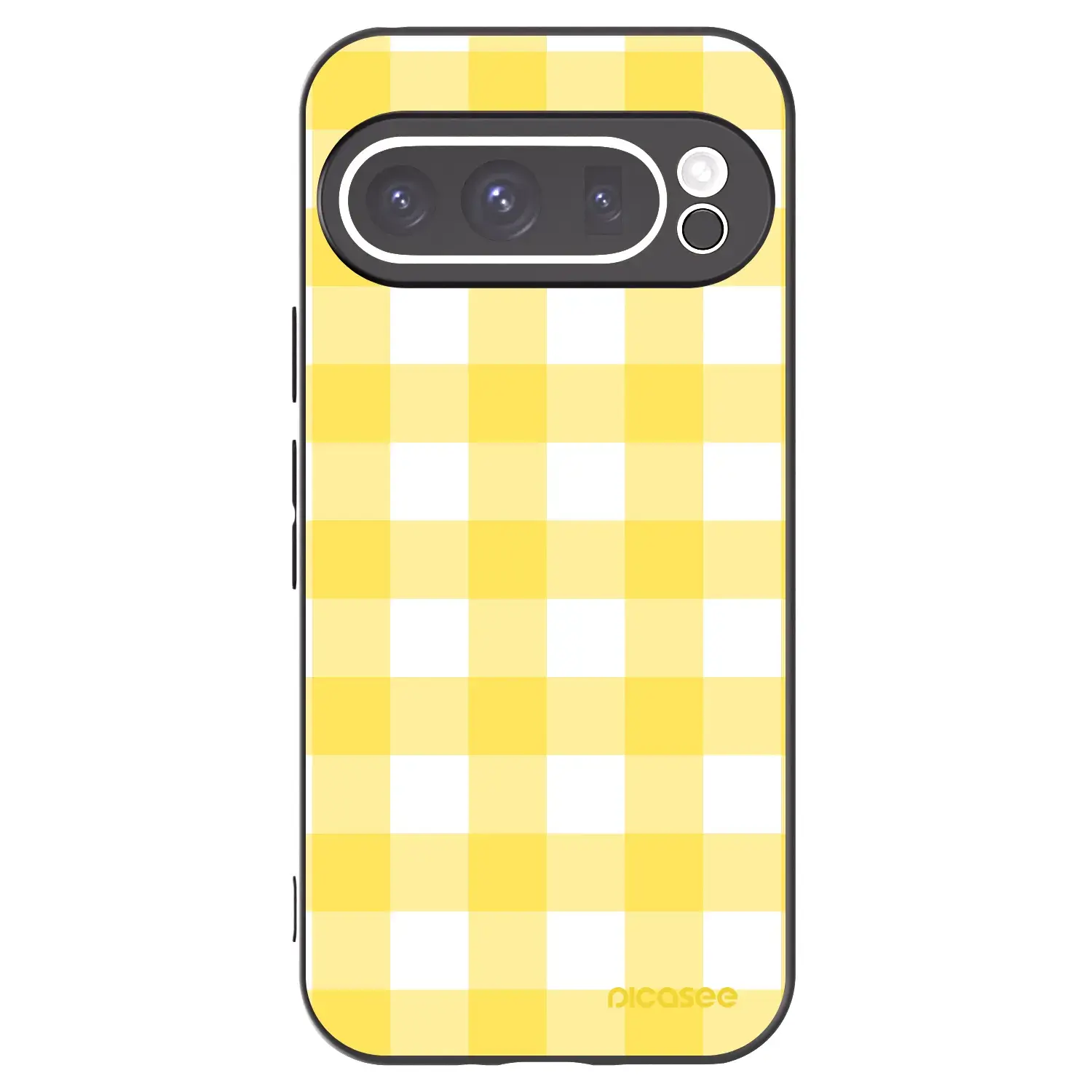 Silikonový černý obal pro Google Pixel 9 Pro XL - Gride lemon
