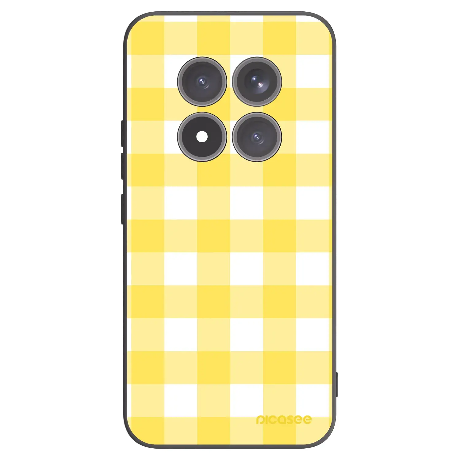 Silikonový černý obal pro Xiaomi Redmi Note 15 Pro+ - Gride lemon