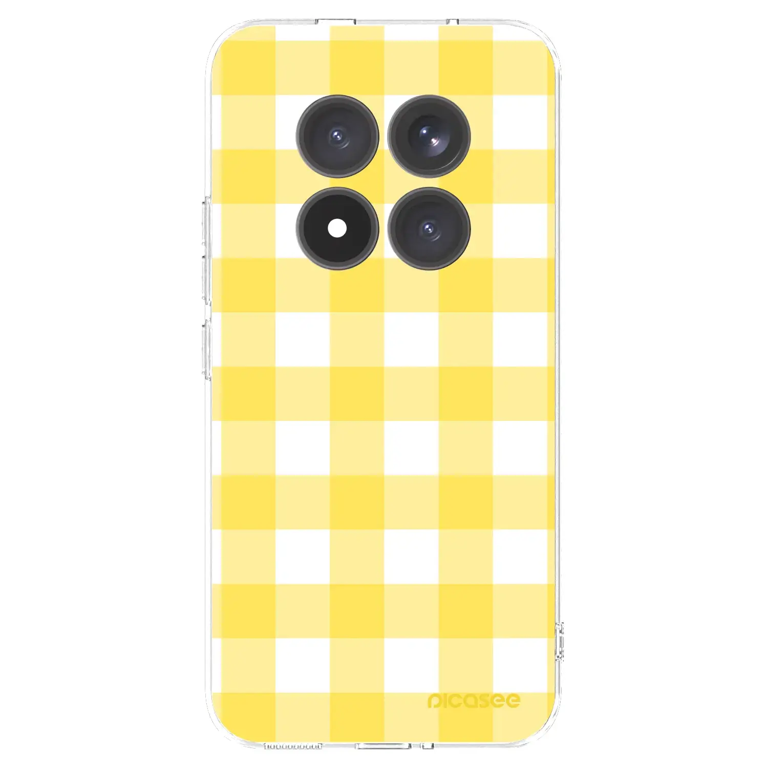 Silikonový průhledný obal pro Xiaomi Redmi Note 15 Pro+ - Gride lemon