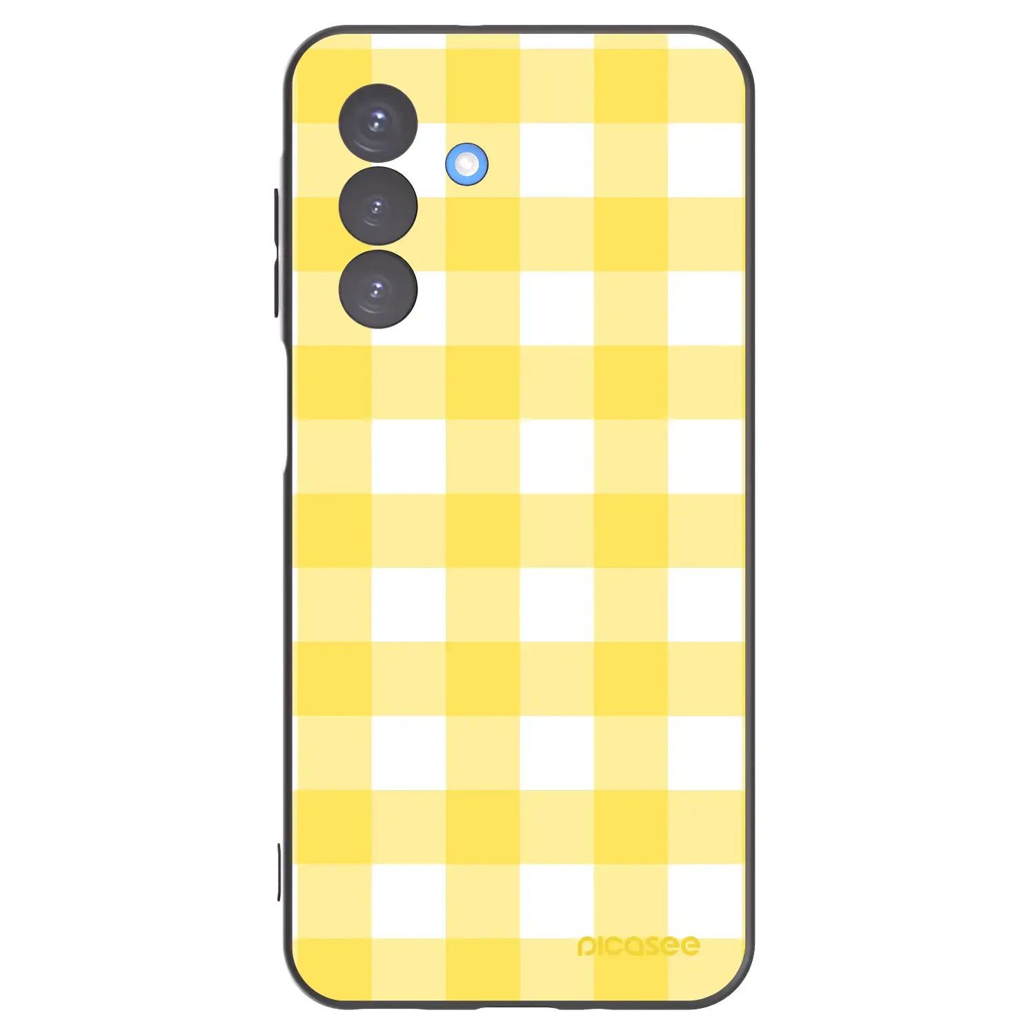 Silikonový černý obal pro Samsung Galaxy A17 5G - Gride lemon