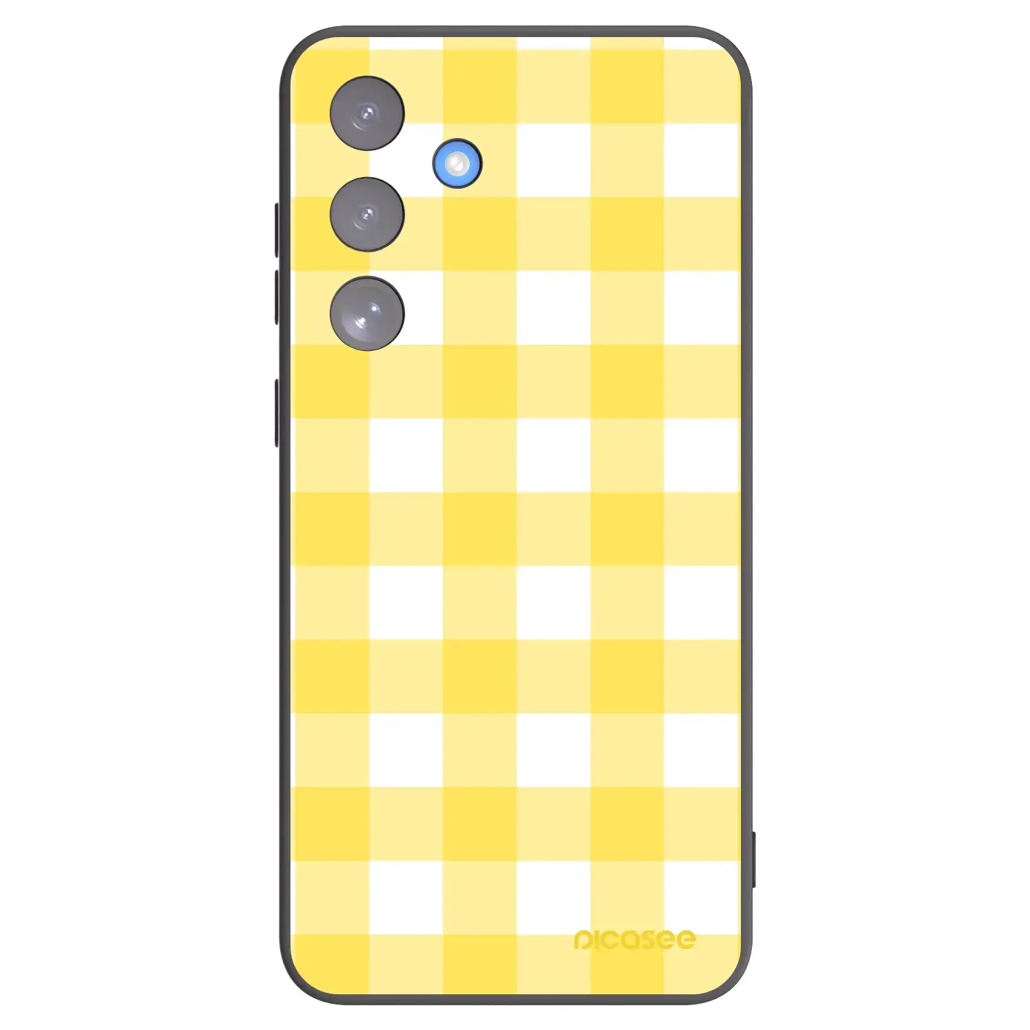 Silikonový černý obal pro Samsung Galaxy S25 FE 5G - Gride lemon