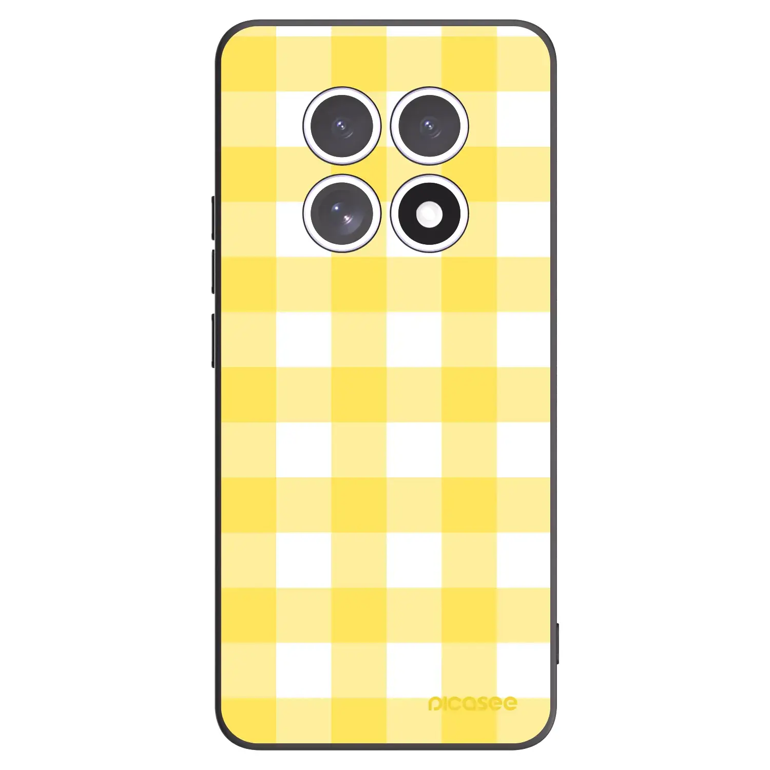 Silikonový černý obal pro Xiaomi Redmi Note 15 4G - Gride lemon