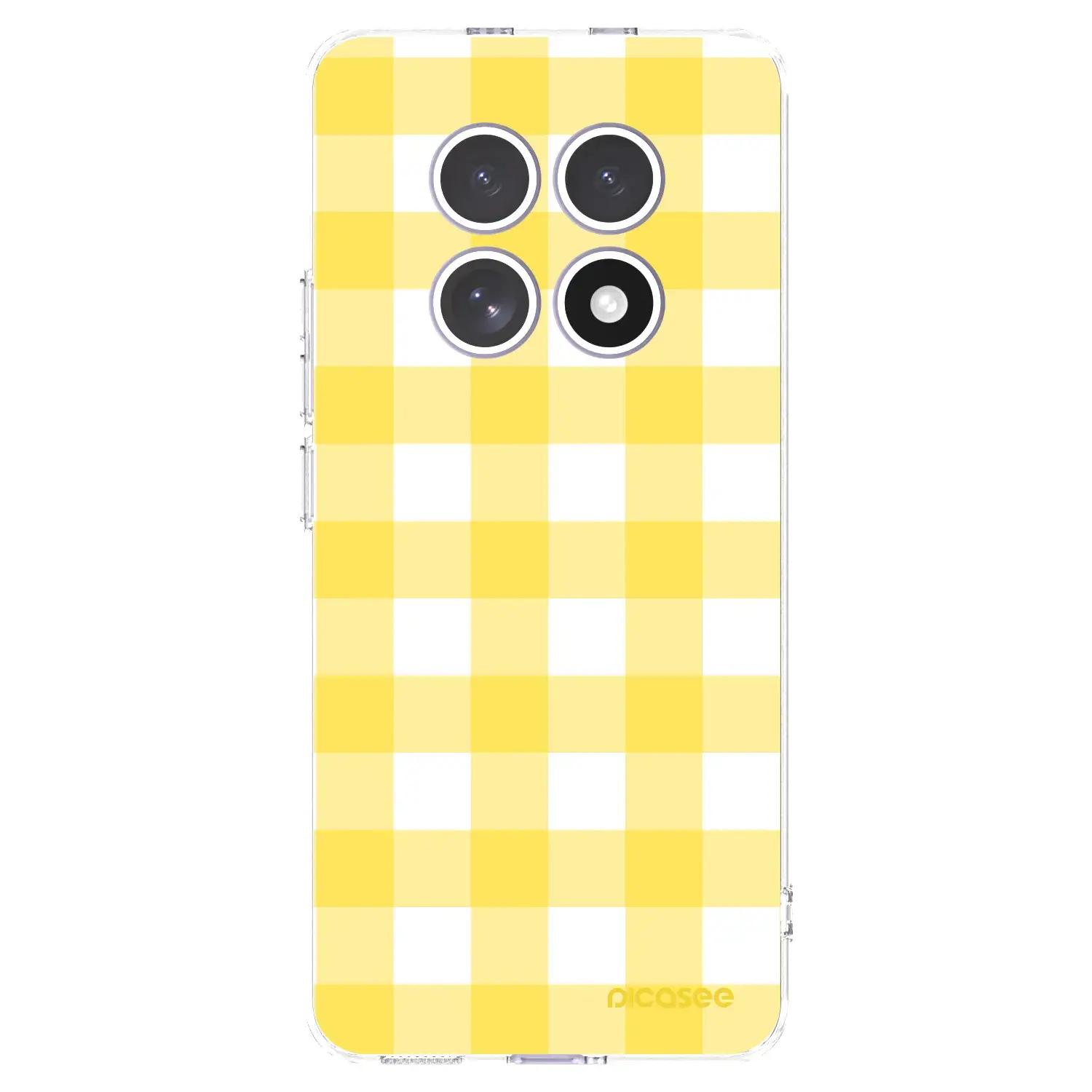 Silikonový průhledný obal pro Xiaomi Redmi Note 15 4G - Gride lemon