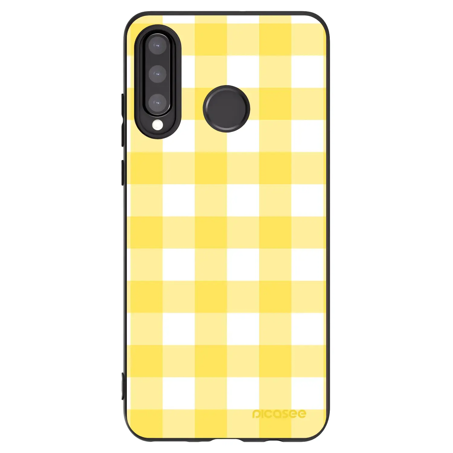 Silikonový černý obal pro Huawei P30 Lite - Gride lemon