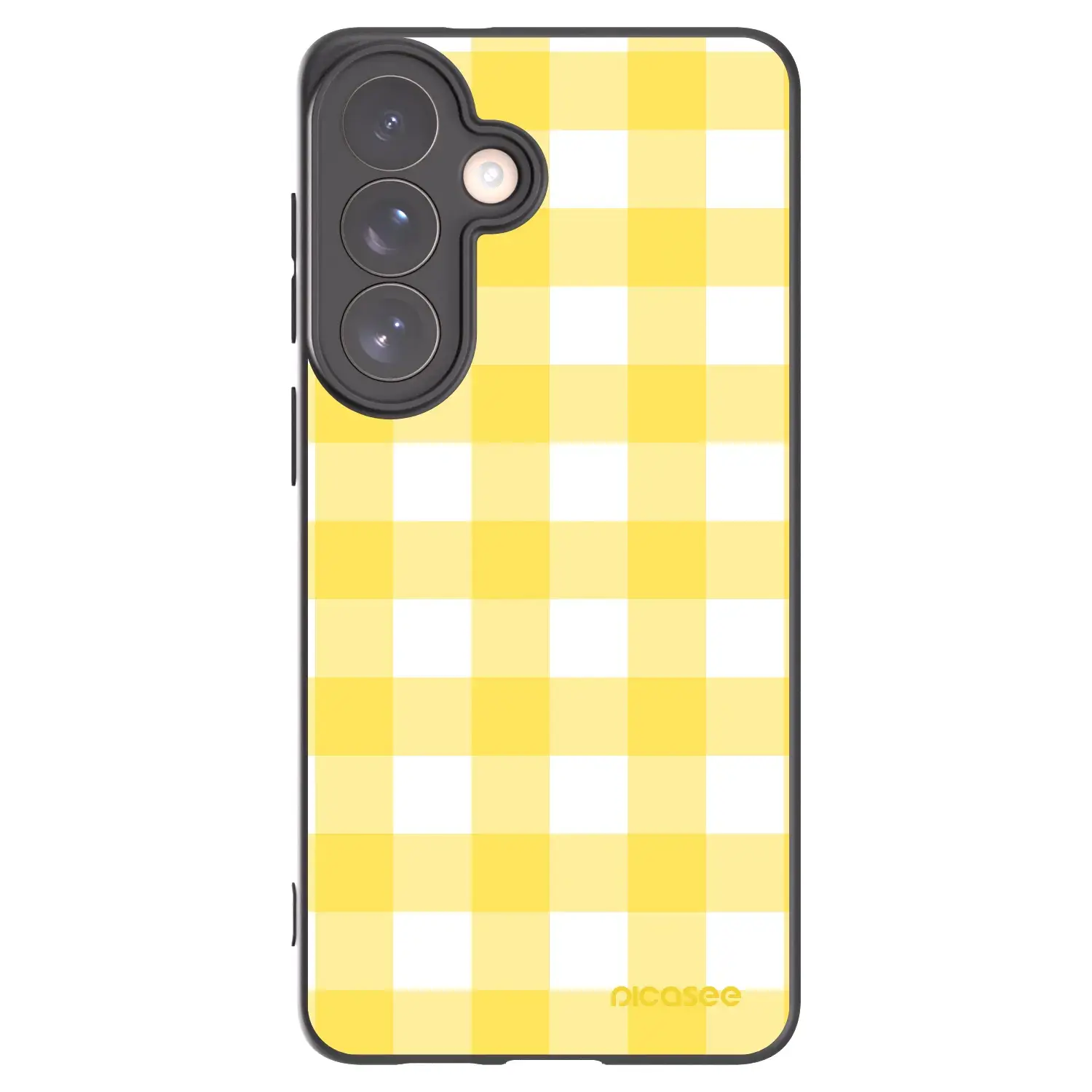 Silikonový černý obal pro Samsung Galaxy S26+ - Gride lemon